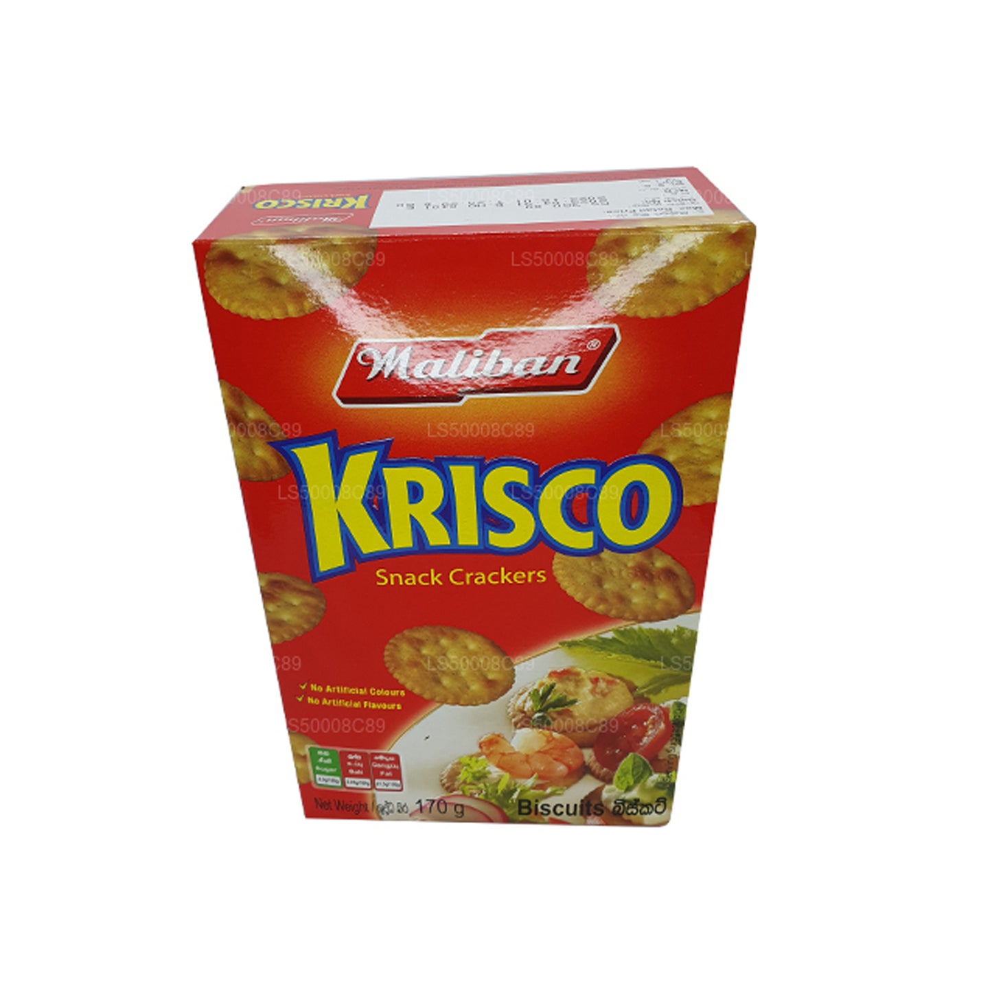 Galletas Maliban Krisco Snack Crackers (170 g)