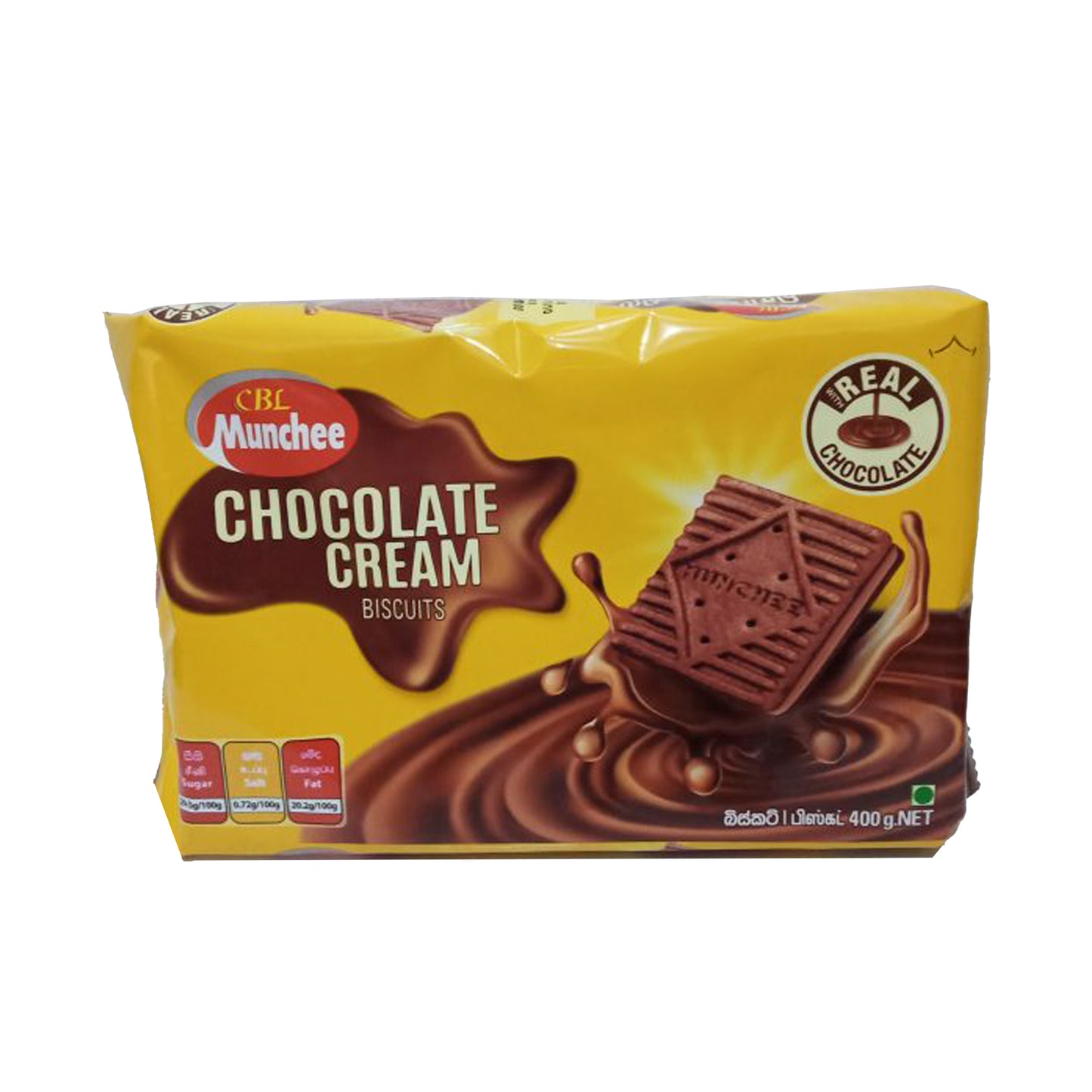 Galletas de crema de chocolate Munchee (100 g)