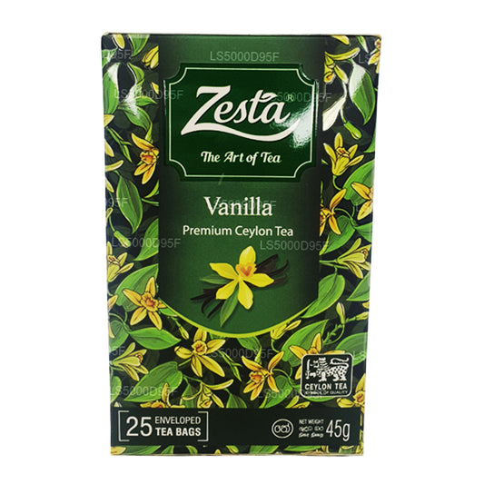 Té negro Zesta Vanilla (45 g) 25 bolsitas de té