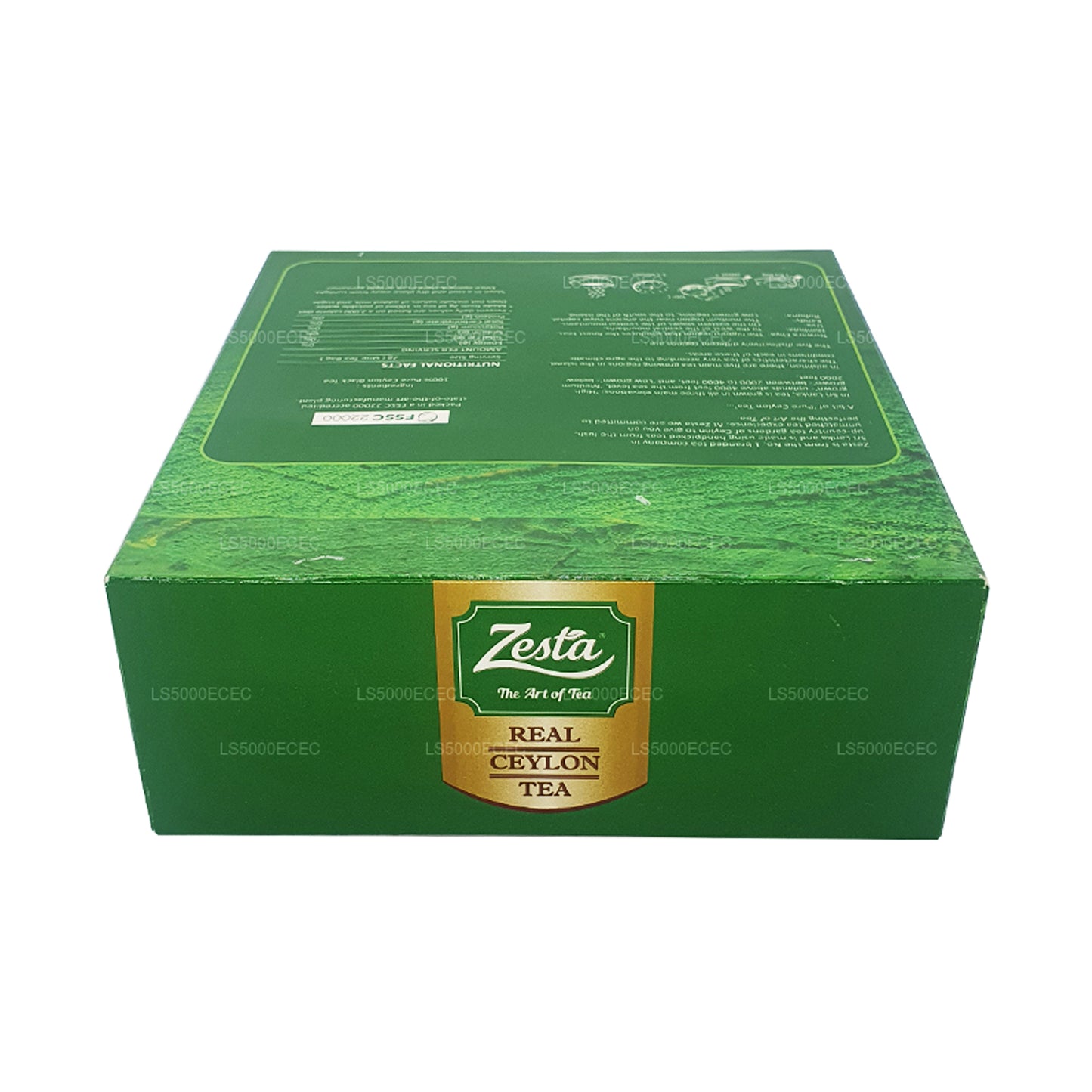 Té de Ceilán Zesta Real (200 g) 100 bolsitas de té