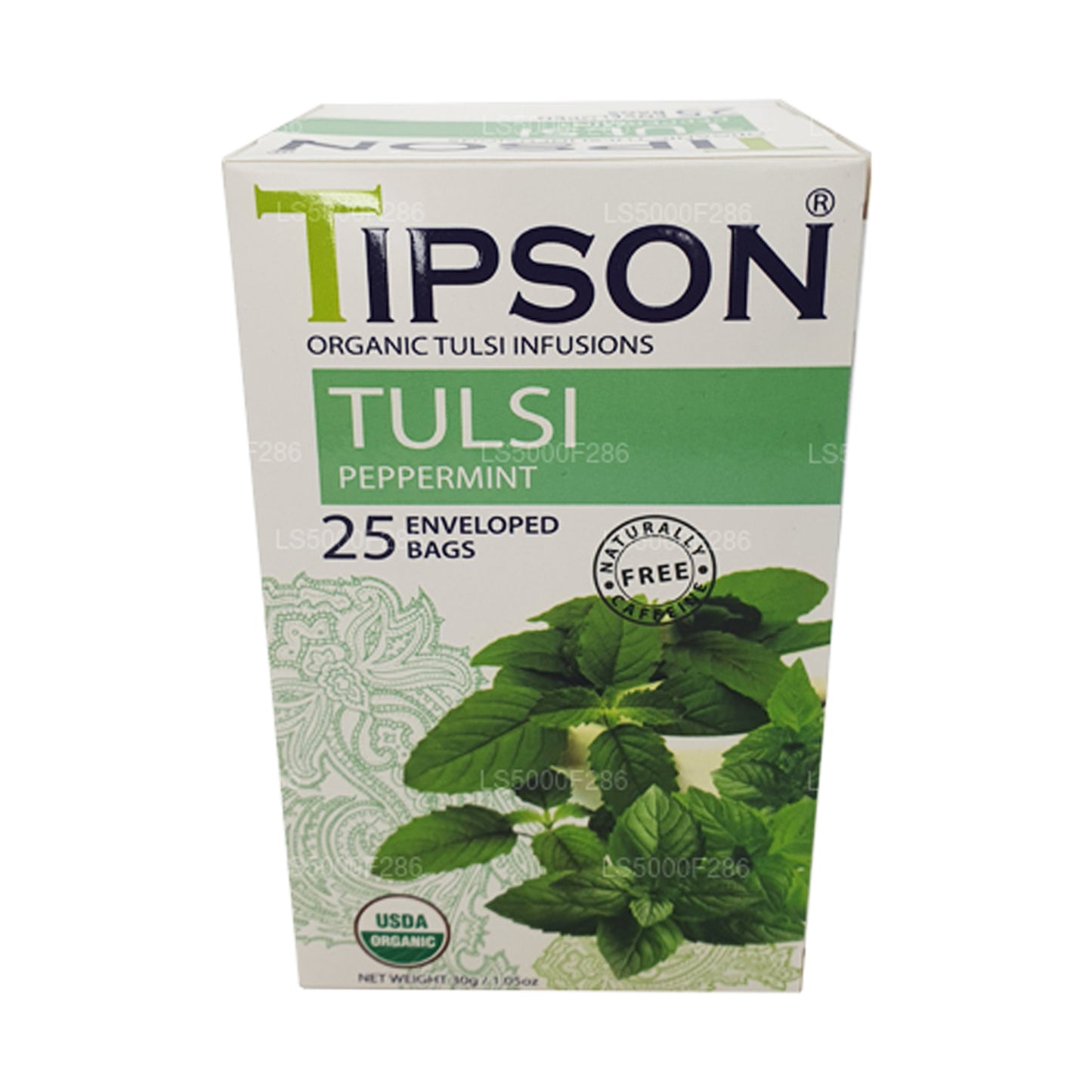 Té Tulsi orgánico Tipson con menta (30 g)