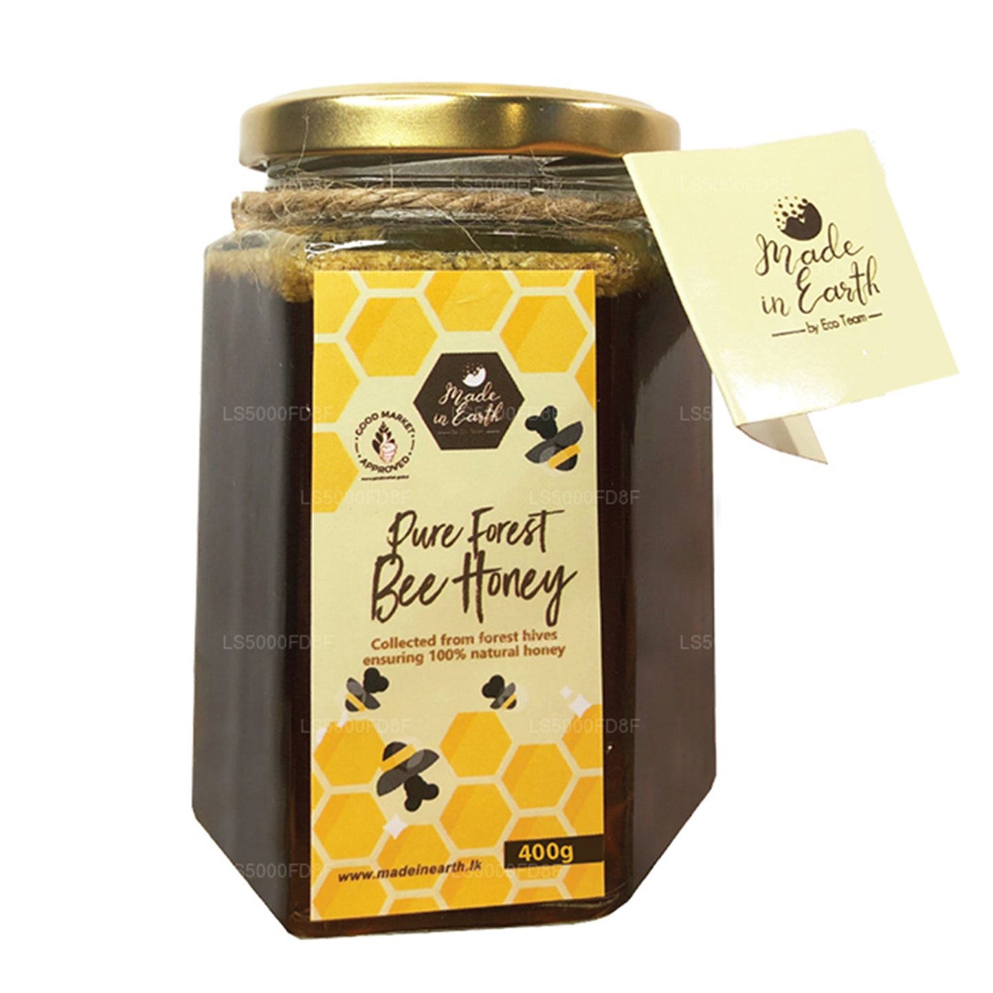 Miel pura de abeja del bosque Made In Earth (400 g)