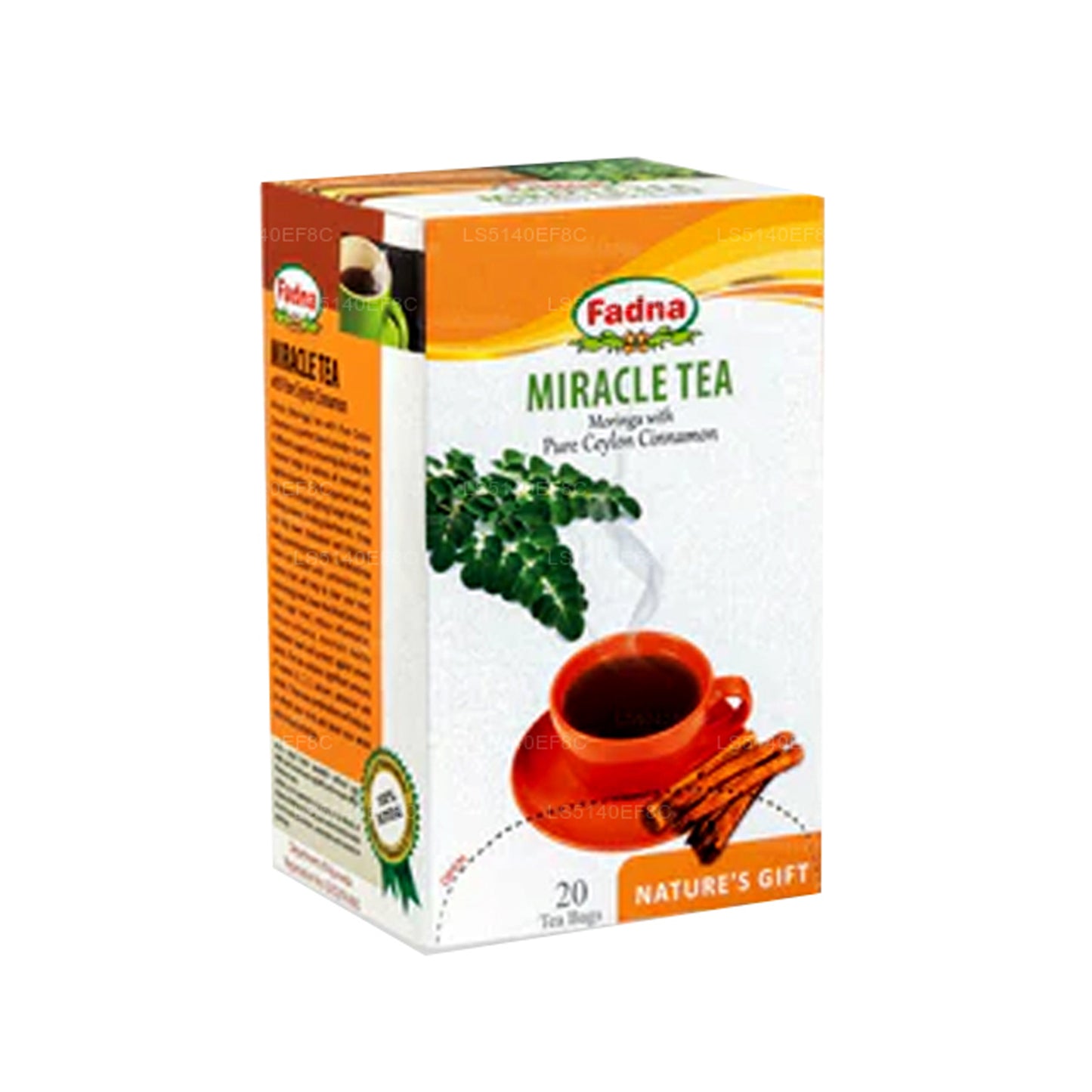 Fadna Moringa con canela (40 g) 20 bolsitas de té