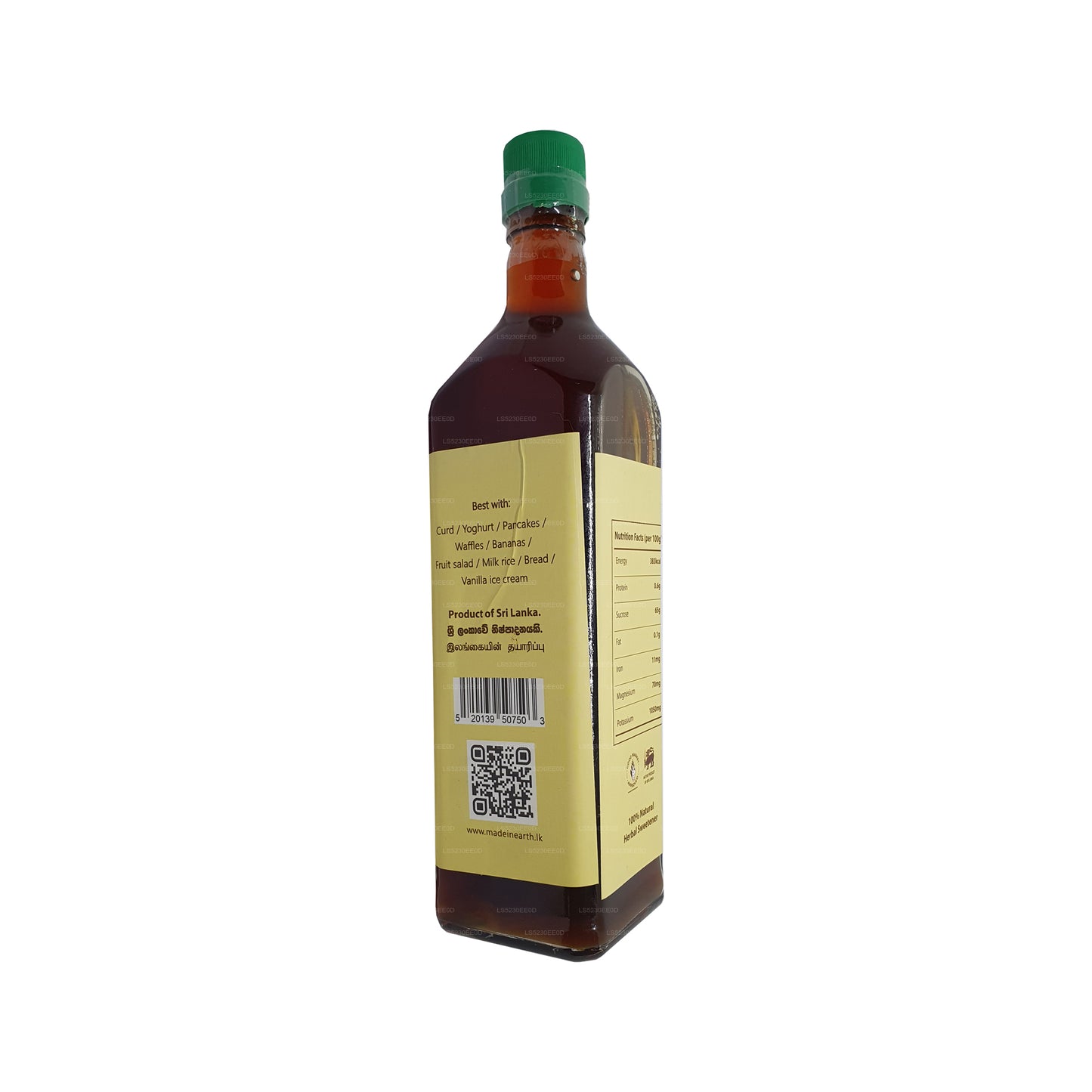 Melaza de kithul natural pura hecha en la tierra (375 ml)