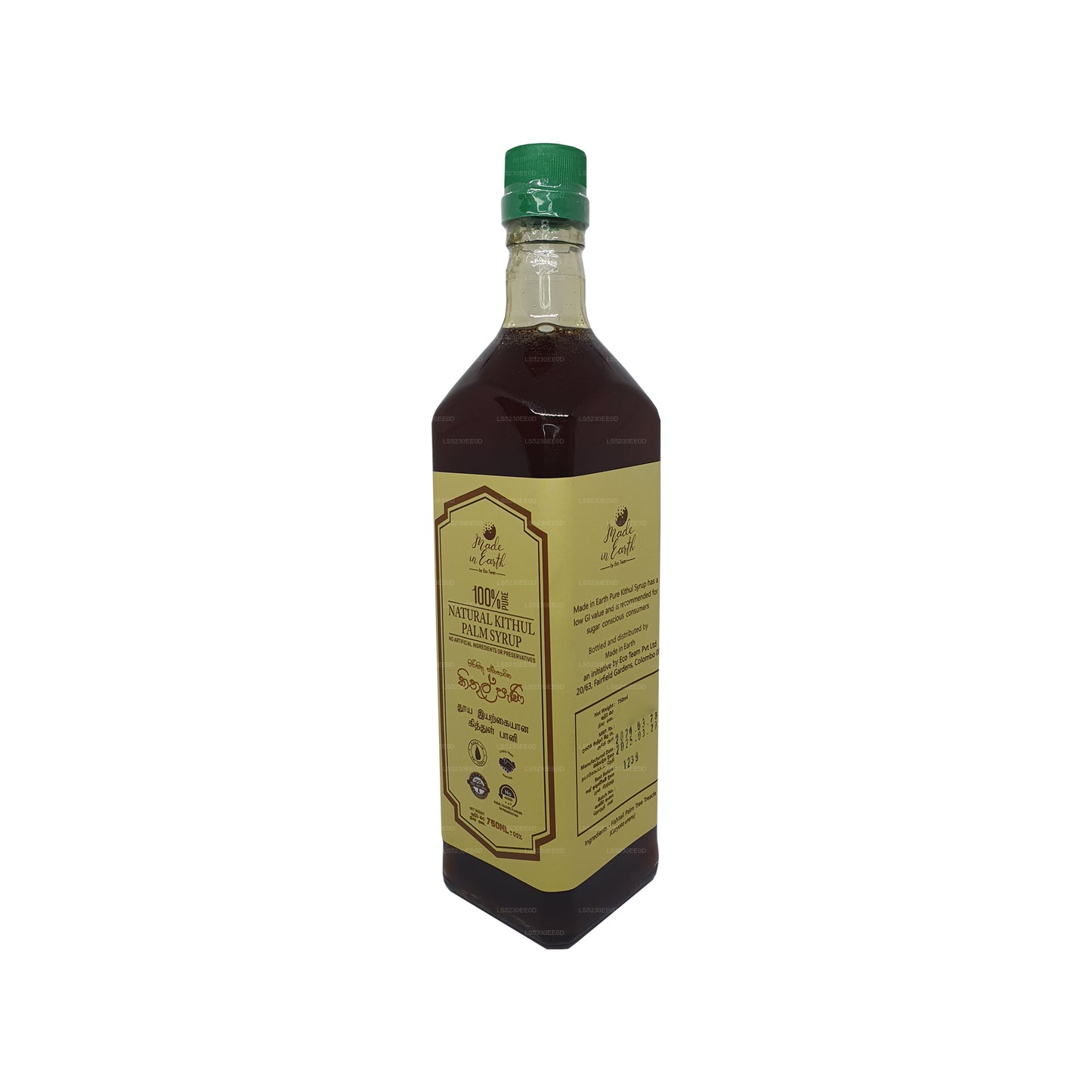 Melaza de kithul natural pura hecha en la tierra (375 ml)