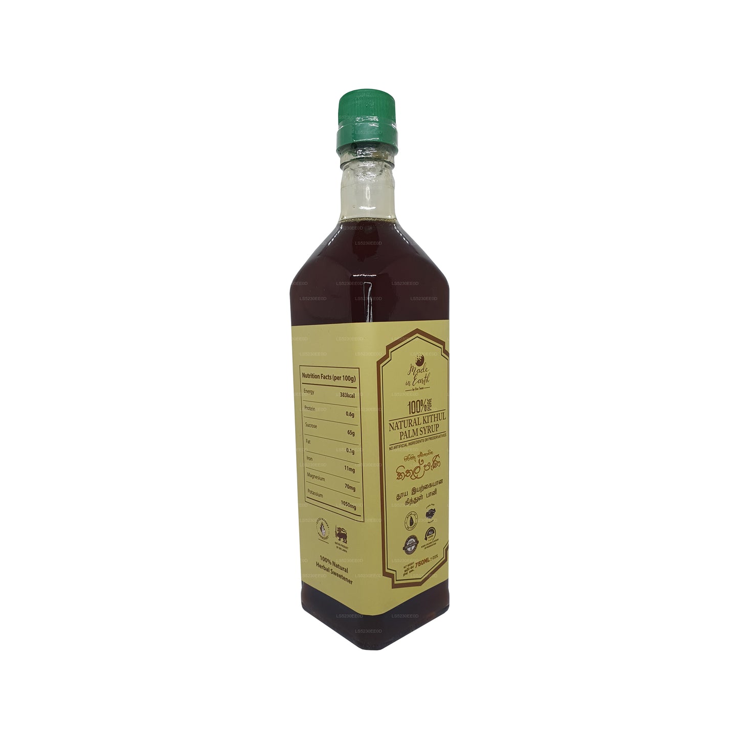 Melaza de kithul natural pura hecha en la tierra (375 ml)