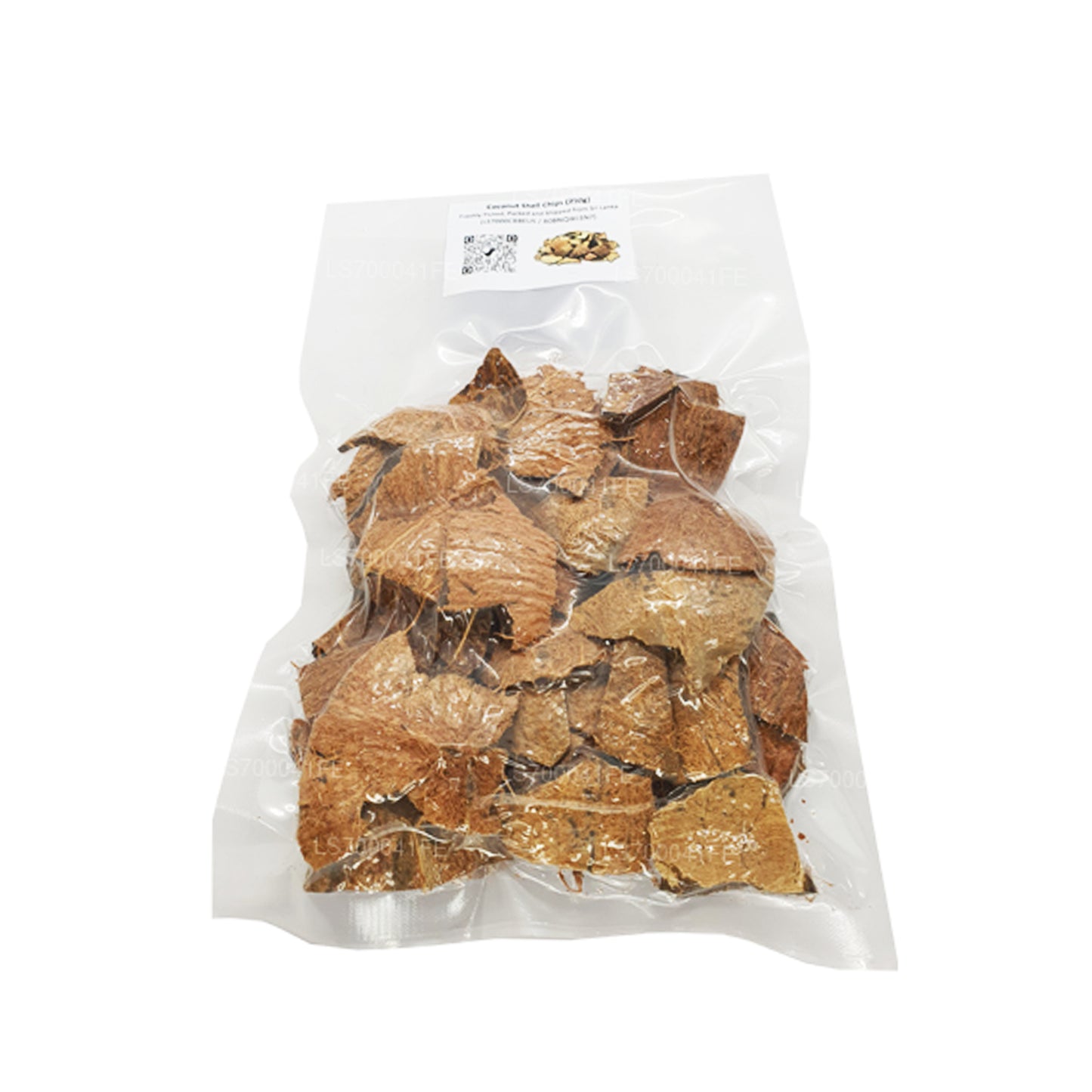 Chips de cáscara de coco Lakpura (250 g)