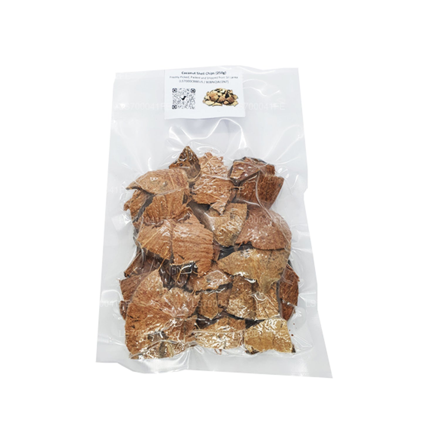 Chips de cáscara de coco Lakpura (250 g)