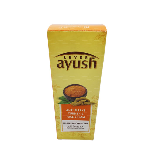 Crema facial de cúrcuma Ayush (50 g)