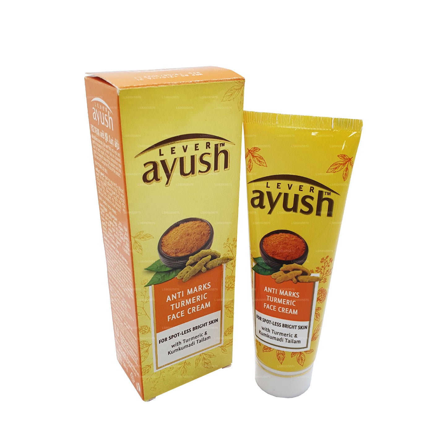 Crema facial de cúrcuma Ayush (50 g)