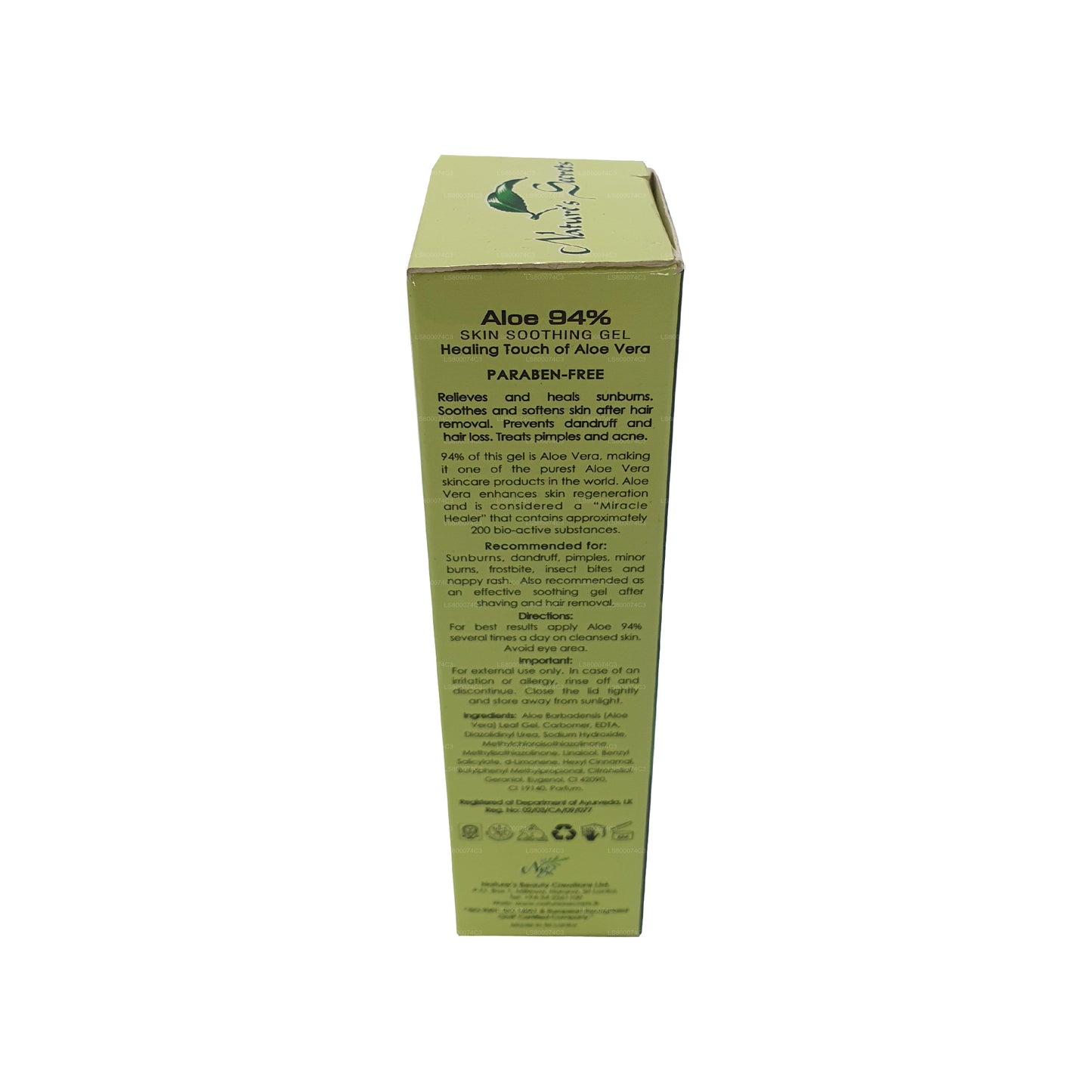 Gel suavizante Nature`s Secrets Aloe 94% (50 ml)