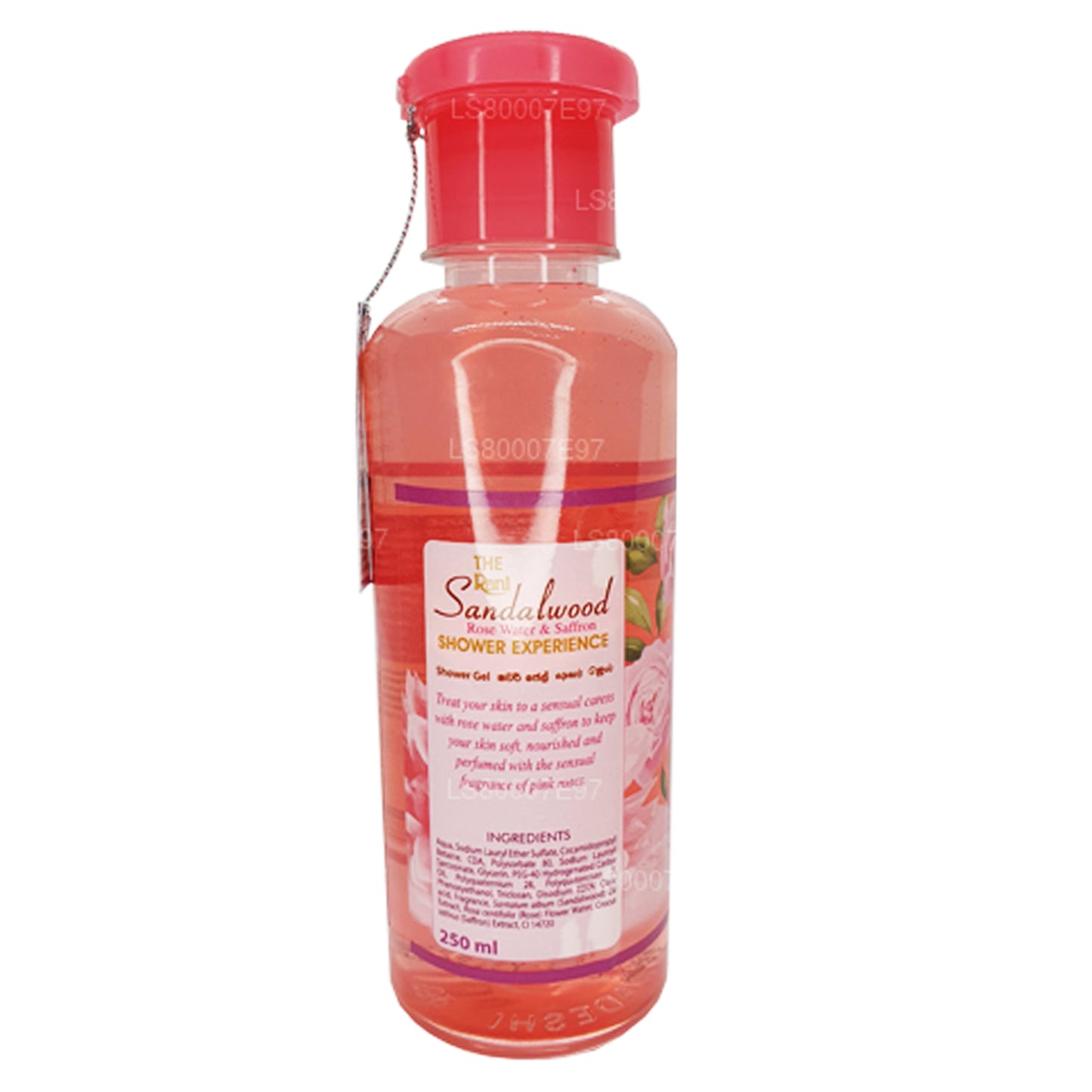 Gel de ducha Swadeshi Rani Sandalwood, agua de rosas y azafrán (250 ml)