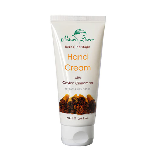 Crema hidratante para manos con canela de Nature's Secrets (60 ml)