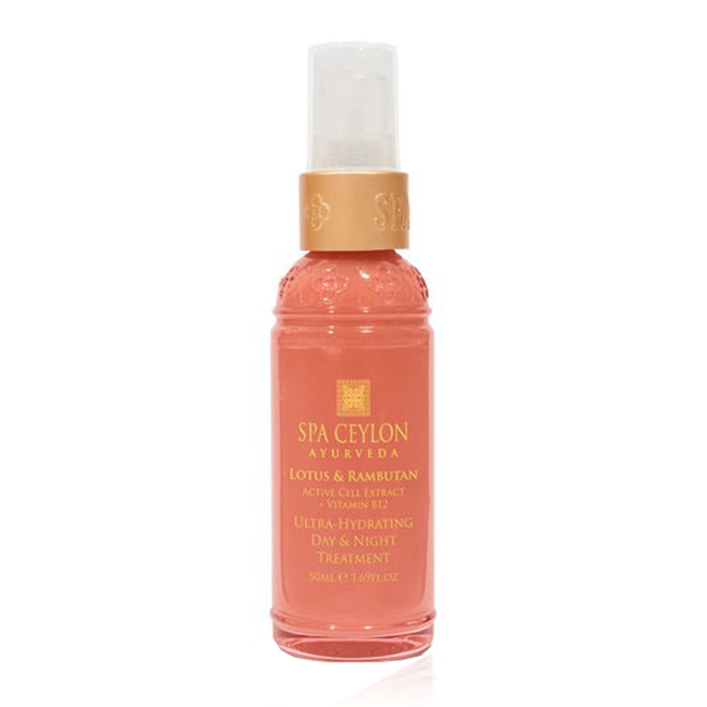 Spa Ceylon Lotus & Rambutan Active Cell Extract + Vitamin B12 Ultra-Hydrating Day & Night Treatment (50ml)