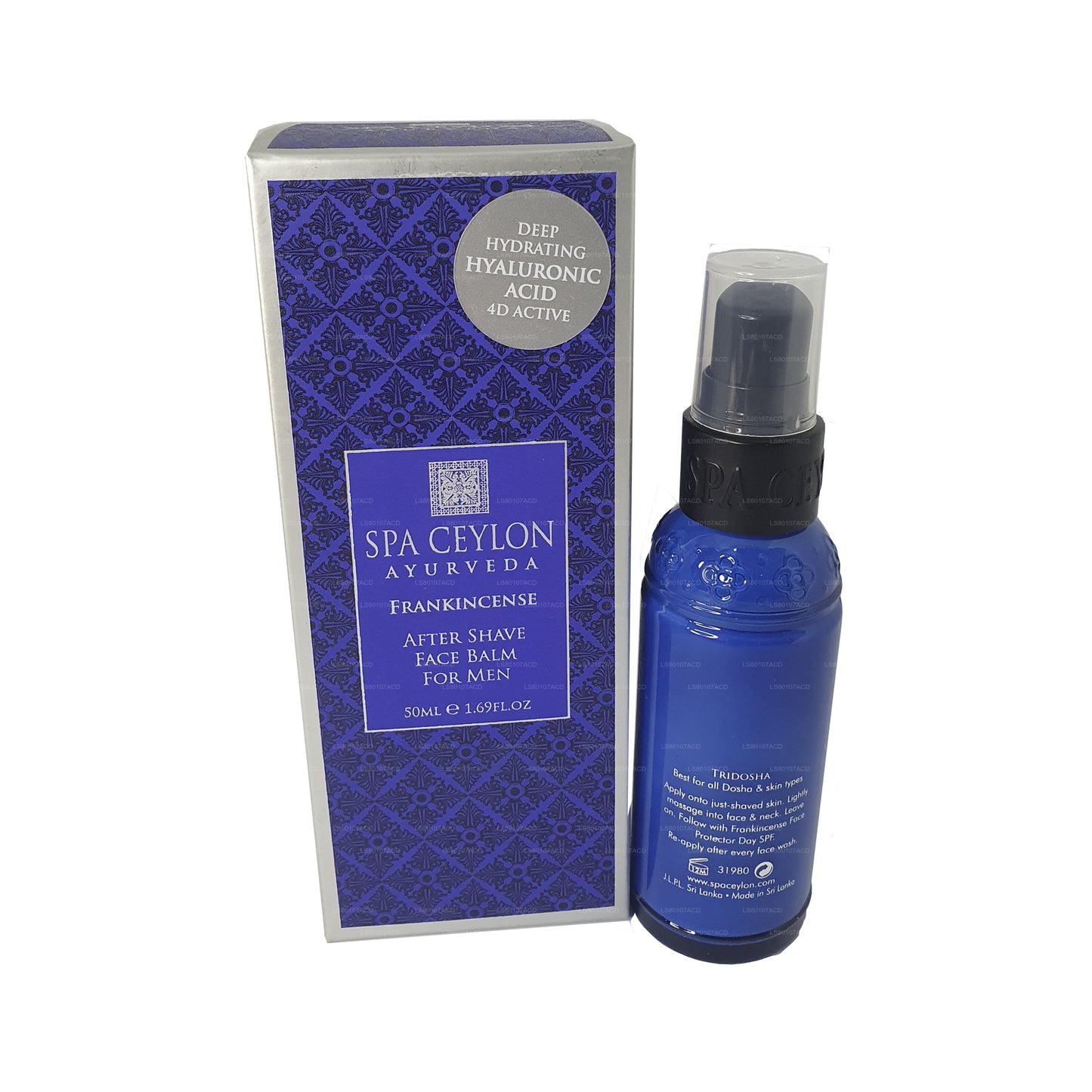 Bálsamo facial Spa Ceylon Frankincense Rituals para hombre para después del afeitado (60 ml)