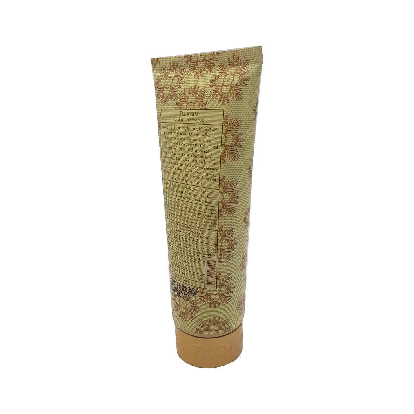 Jabón facial con crema de coco virgen Spa Ceylon (150 ml)