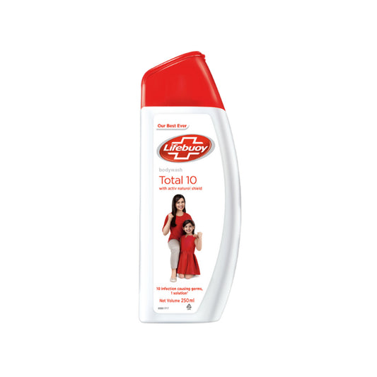 Gel de baño Lifebuoy Total 10 (250 ml)