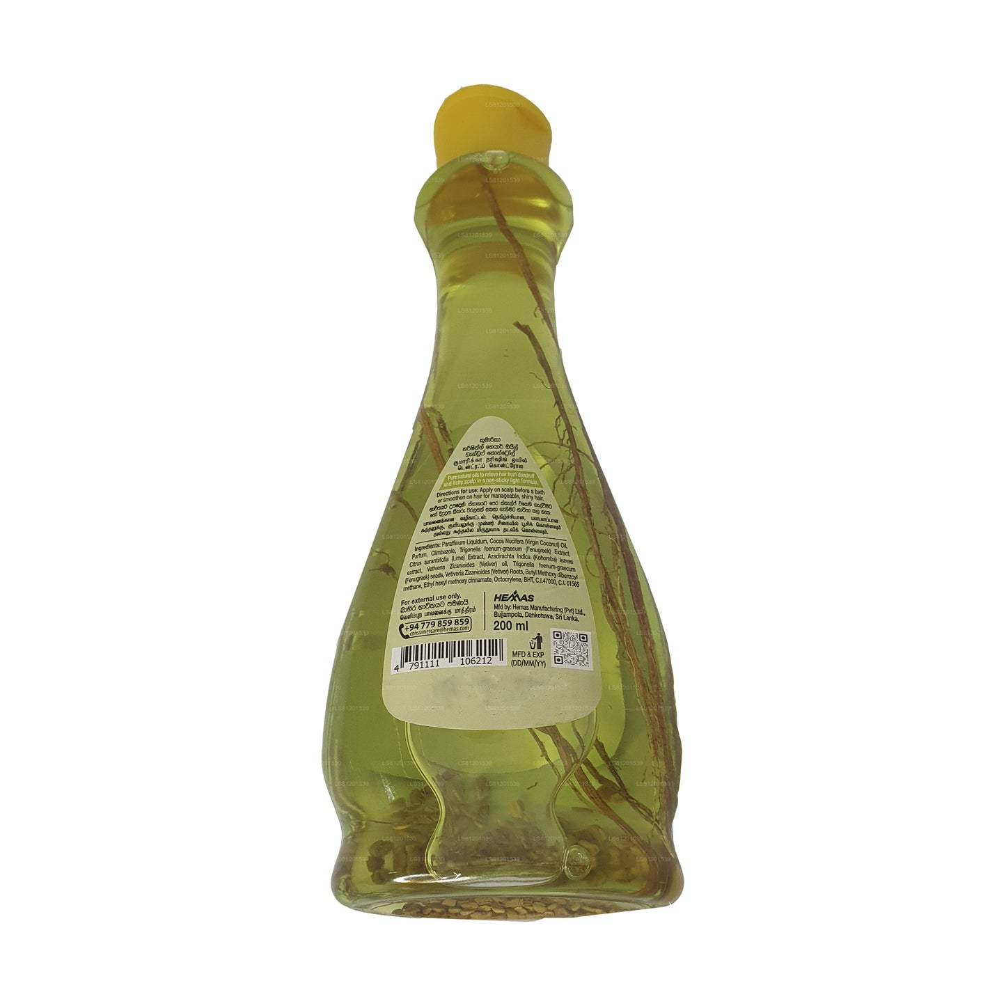 Aceite capilar Kumarika para el control de la caspa (200 ml)