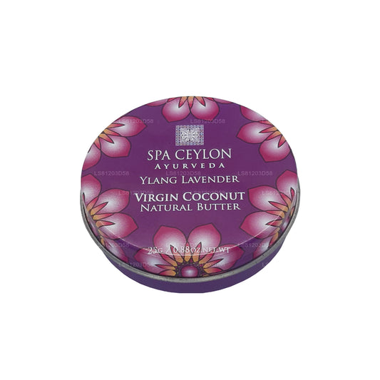 Crema natural de coco virgen con lavanda y ylang de Spa Ceylon (25 g)