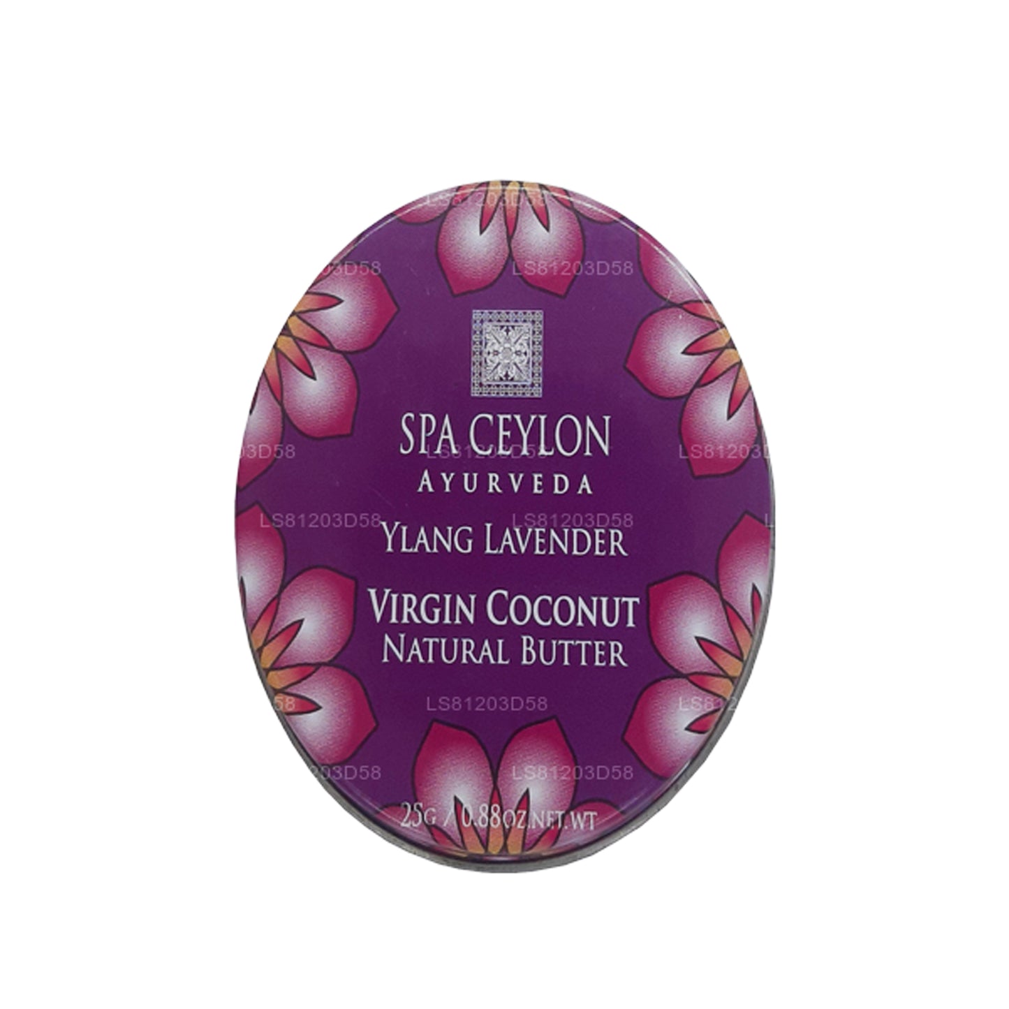 Crema natural de coco virgen con lavanda y ylang de Spa Ceylon (25 g)