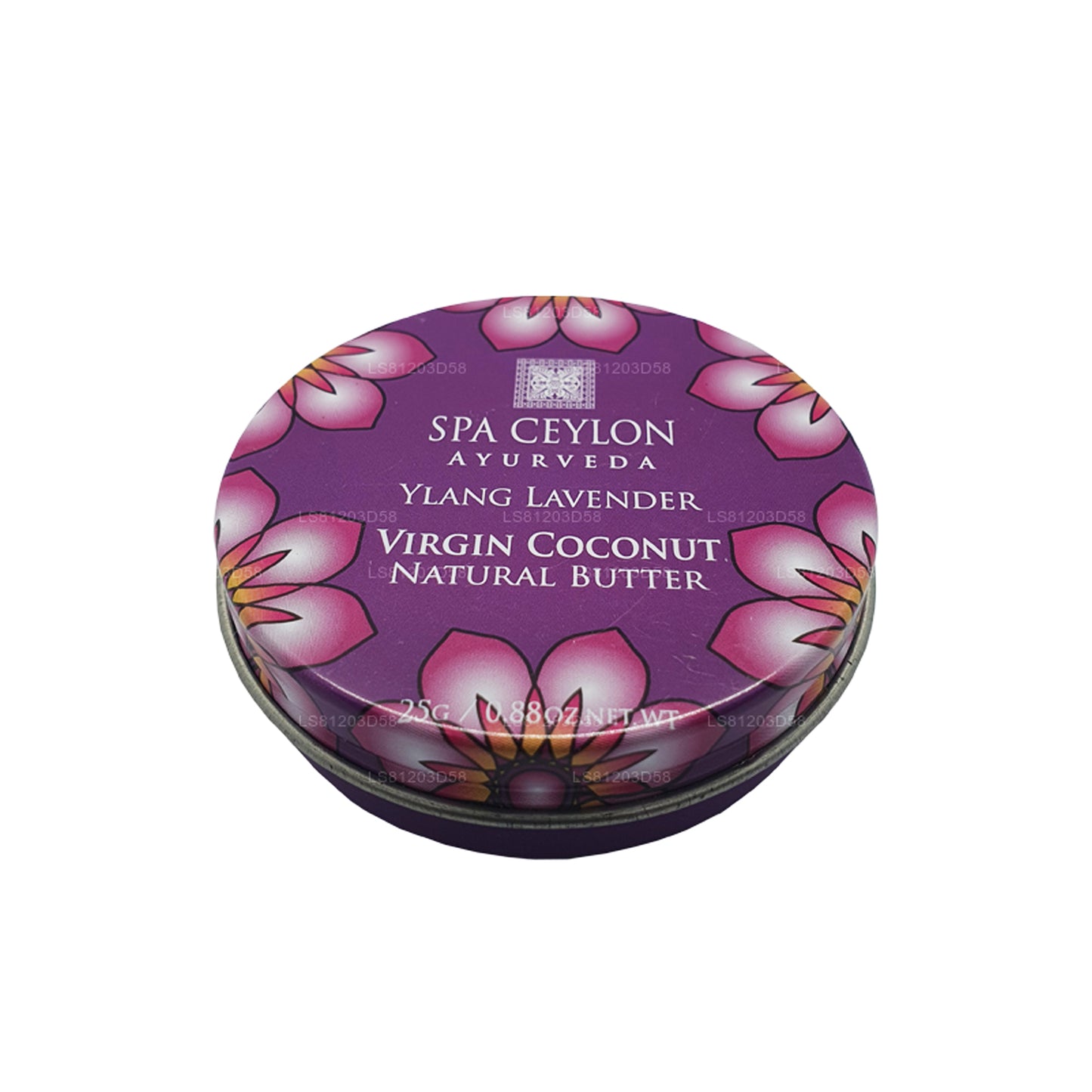 Crema natural de coco virgen con lavanda y ylang de Spa Ceylon (25 g)