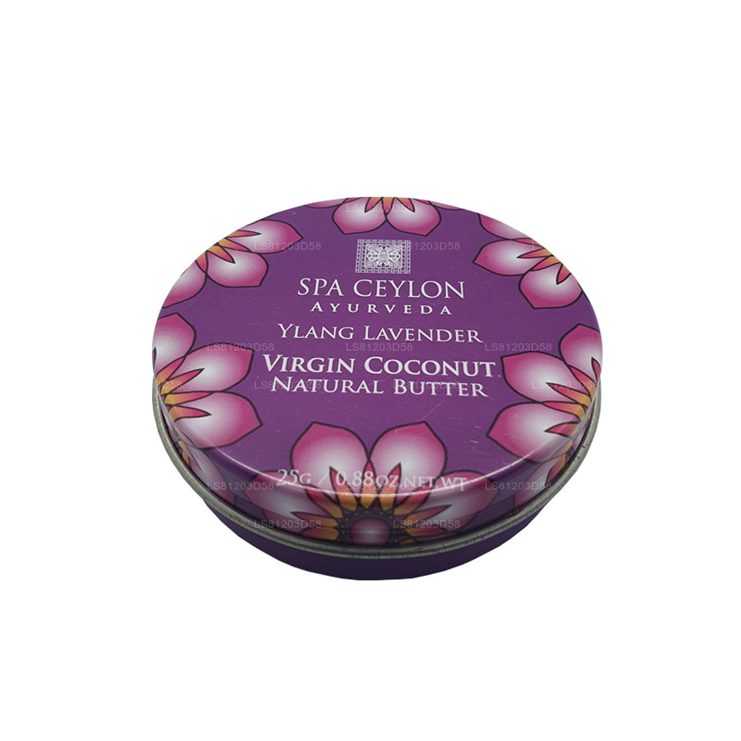 Crema natural de coco virgen con lavanda y ylang de Spa Ceylon (25 g)