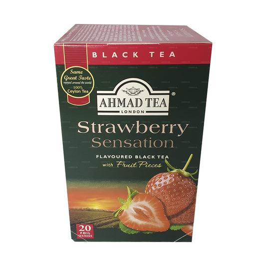 20 bolsitas de té Ahmad Tea Strawberry (40 g)