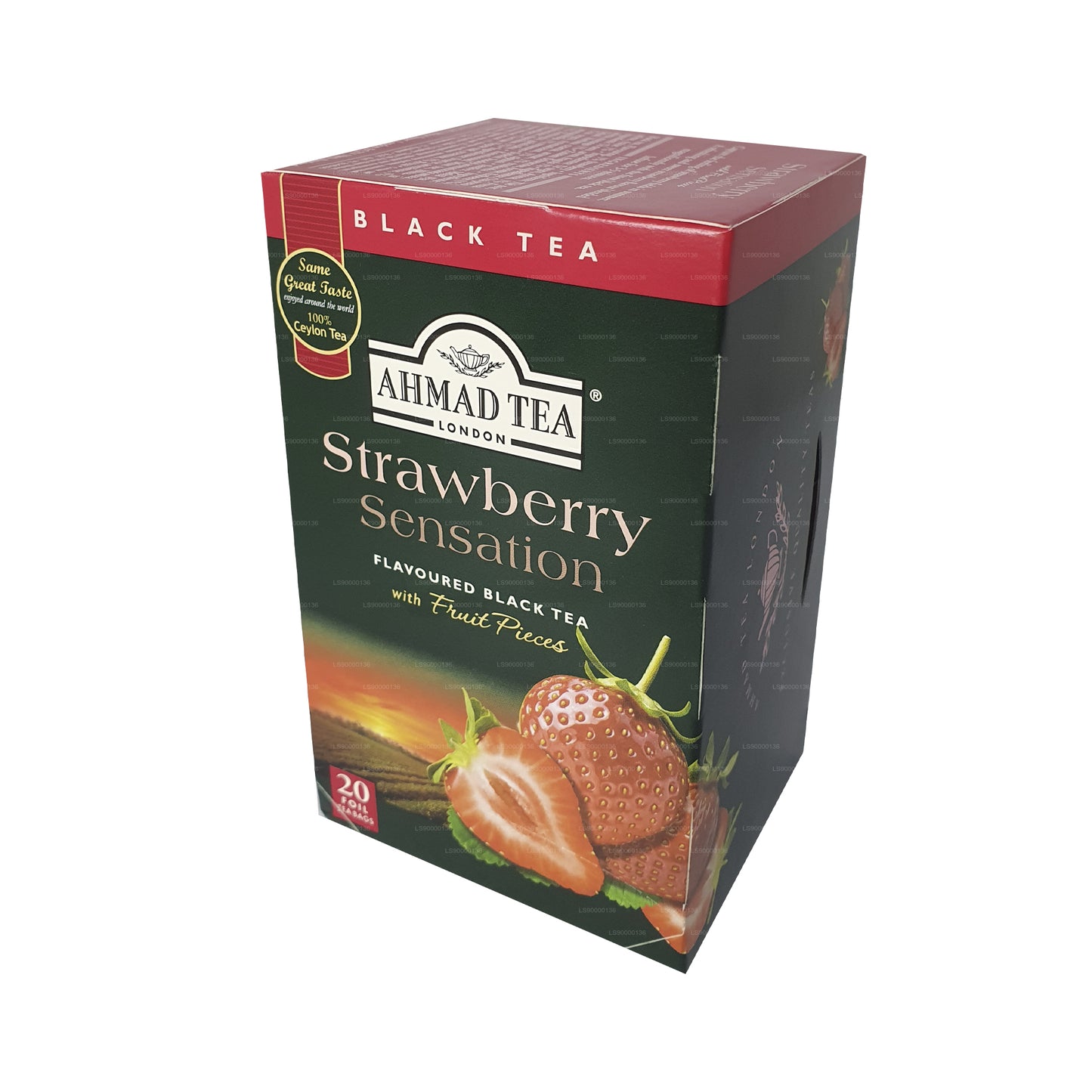 20 bolsitas de té Ahmad Tea Strawberry (40 g)