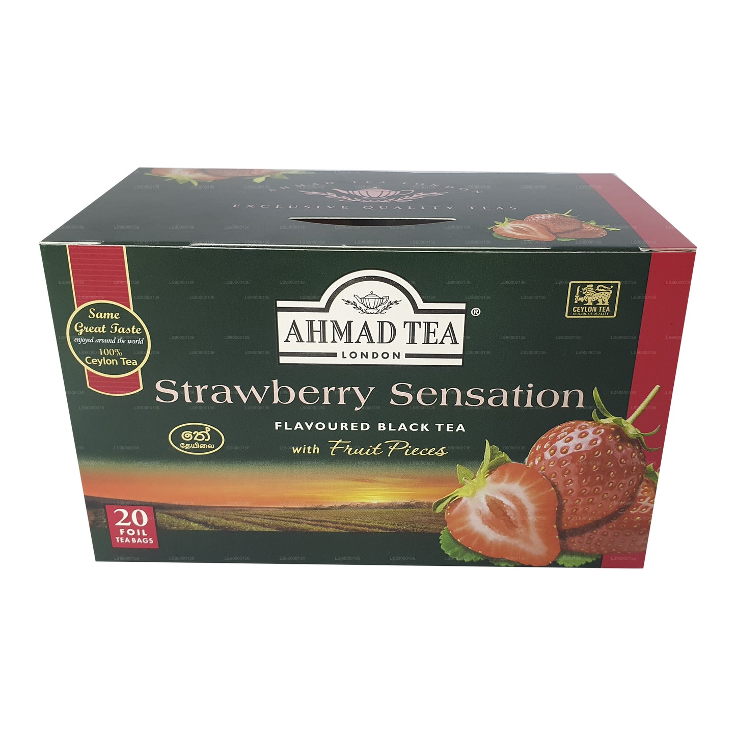 20 bolsitas de té Ahmad Tea Strawberry (40 g)