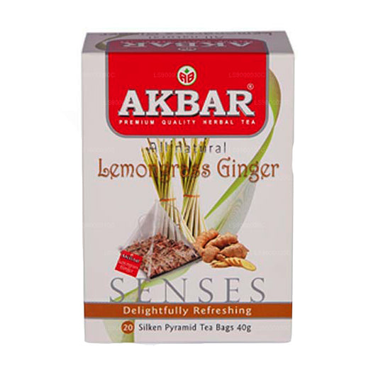 Akbar Lemon Grass & Ginger (40 g) 20 bolsitas de té