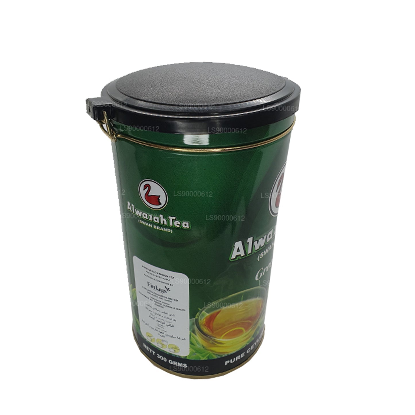 Lata de té verde Alwazah Pure de Ceilán (300 g)