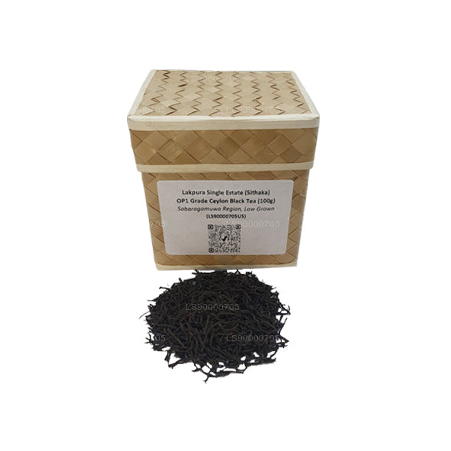 Té negro de Ceilán Lakpura Single Estate (Sithaka) de grado OP1 (100 g)