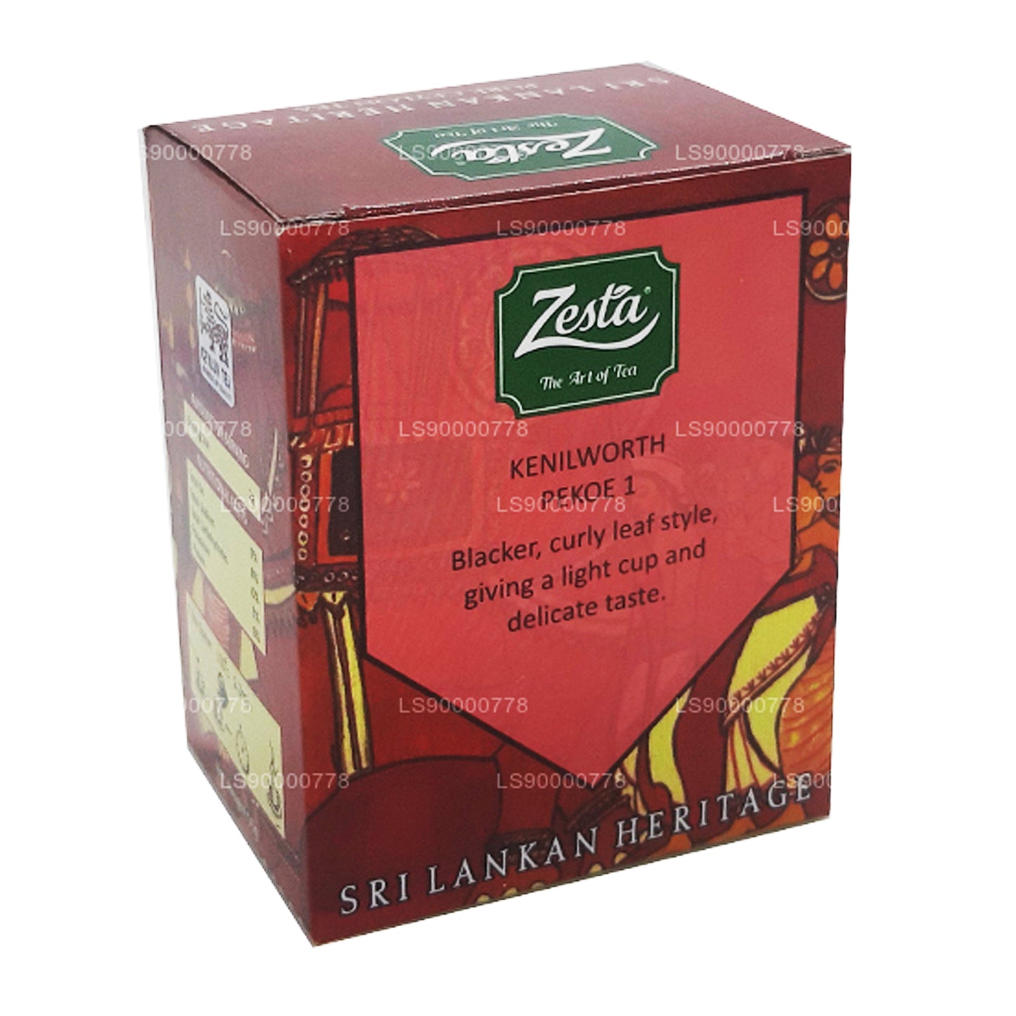 Té puro de Ceilán Zesta Sri Lankan Heritage Kenilworth PEKOE 1 (100 g)