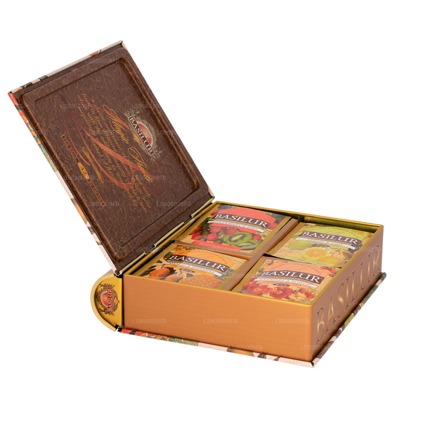 Cuaderno de té Basilur «Magic Fruits Assorted» (64 g)