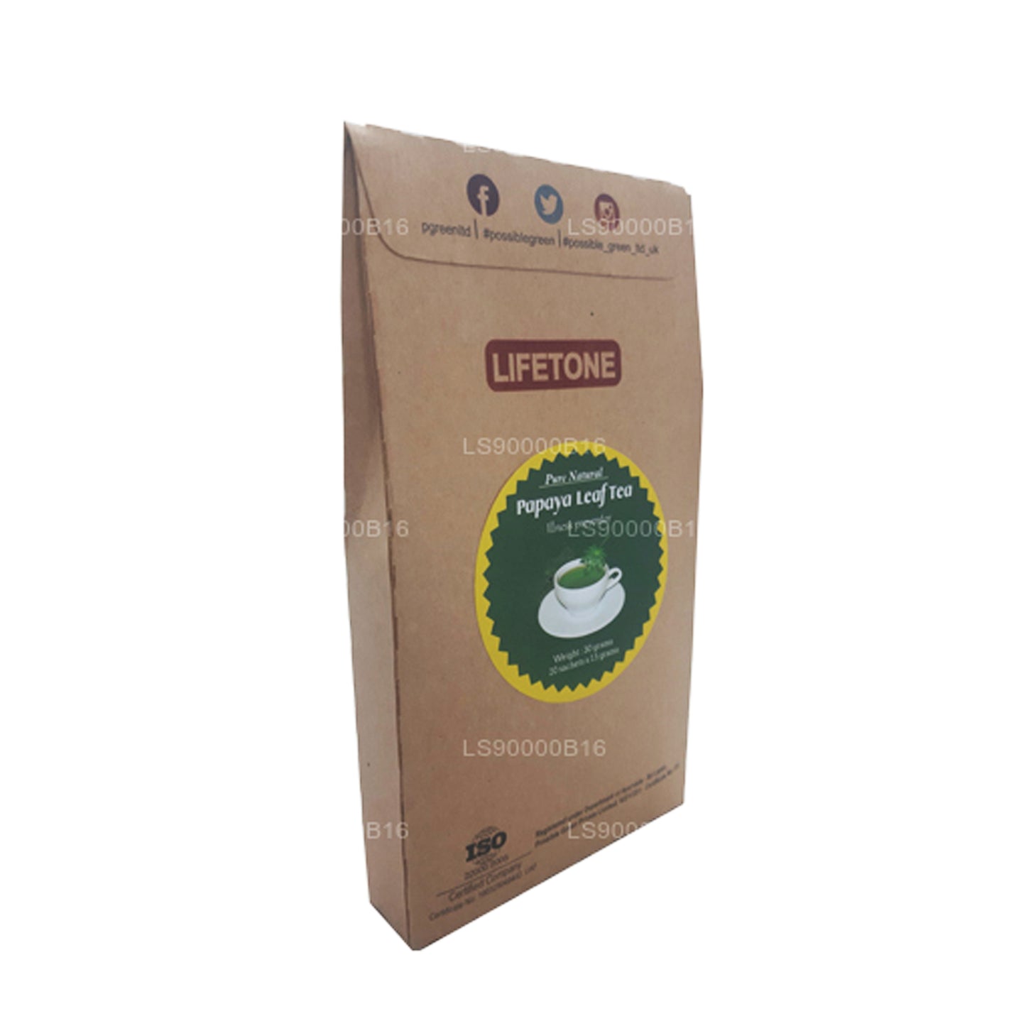 Té de hojas de papaya Lifetone (30 g)