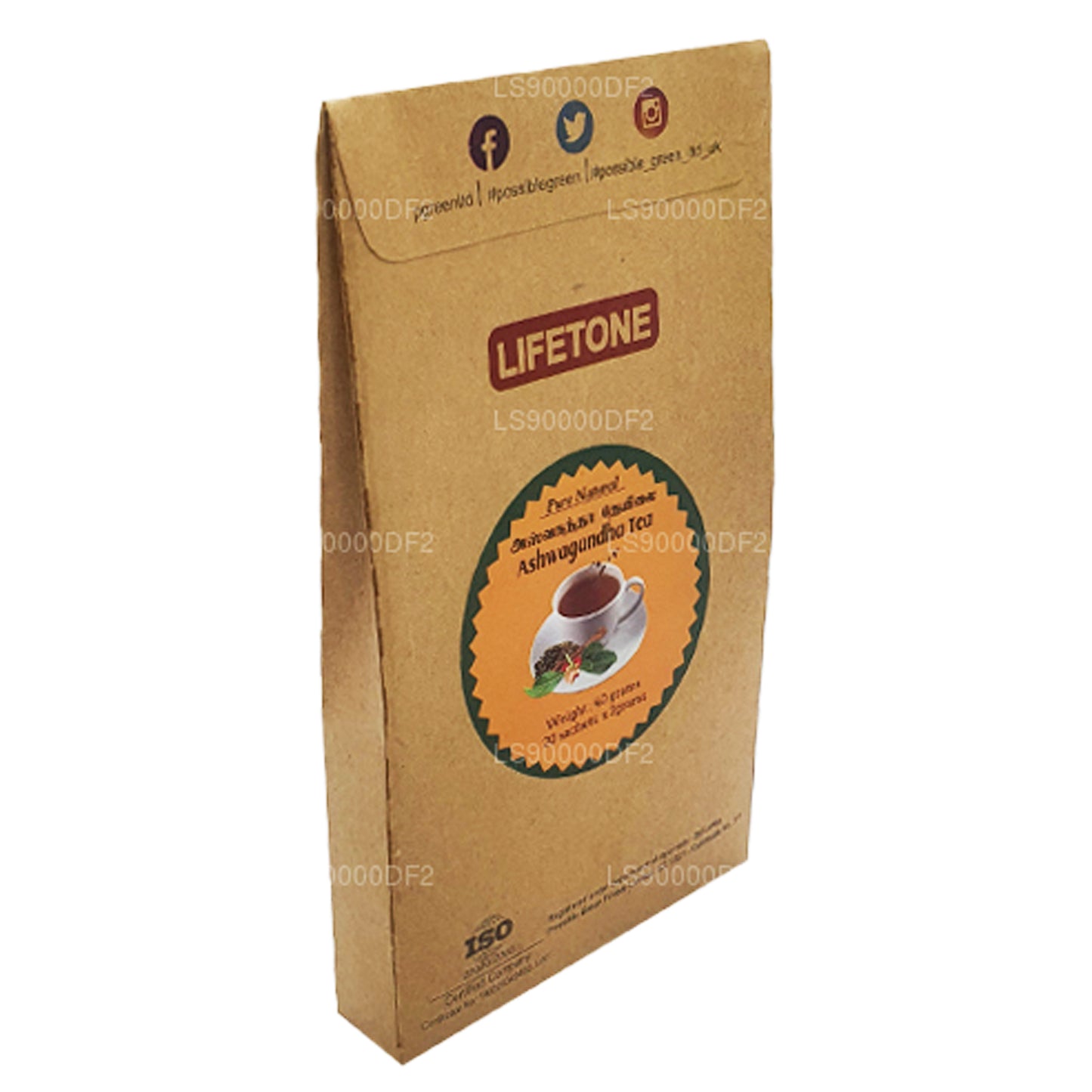 Té de ashwagandha Lifetone (40 g)