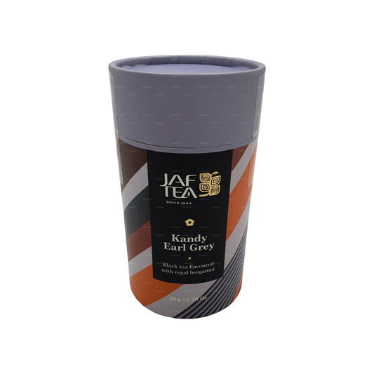 Té negro Jaf Tea Kandy Earl Grey aromatizado con bergamota regal (50 g)