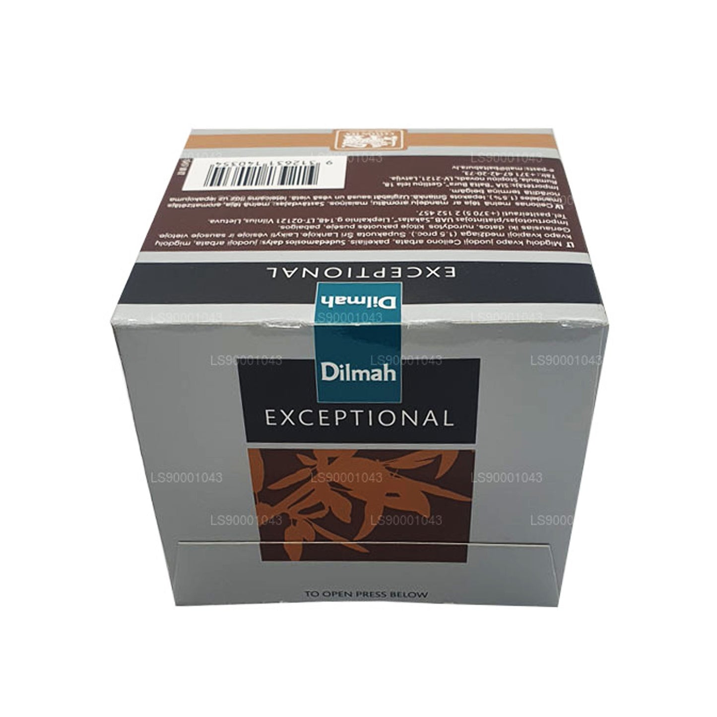 Té Dilmah Exceptional de hojas reales de almendras italianas (40 g), 20 bolsitas de té