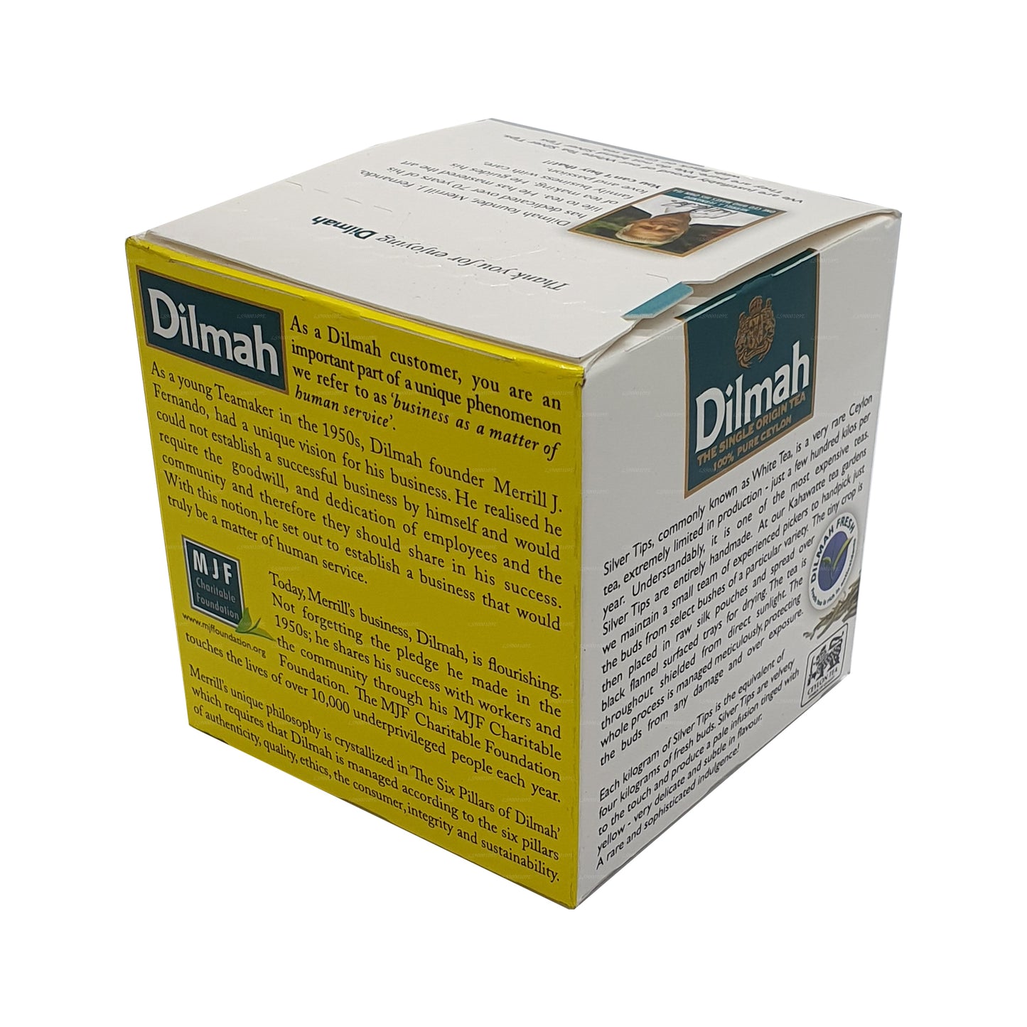 Dilmah Real White Tea Ceylon Silver Tips (20 g) 10 bolsitas de té