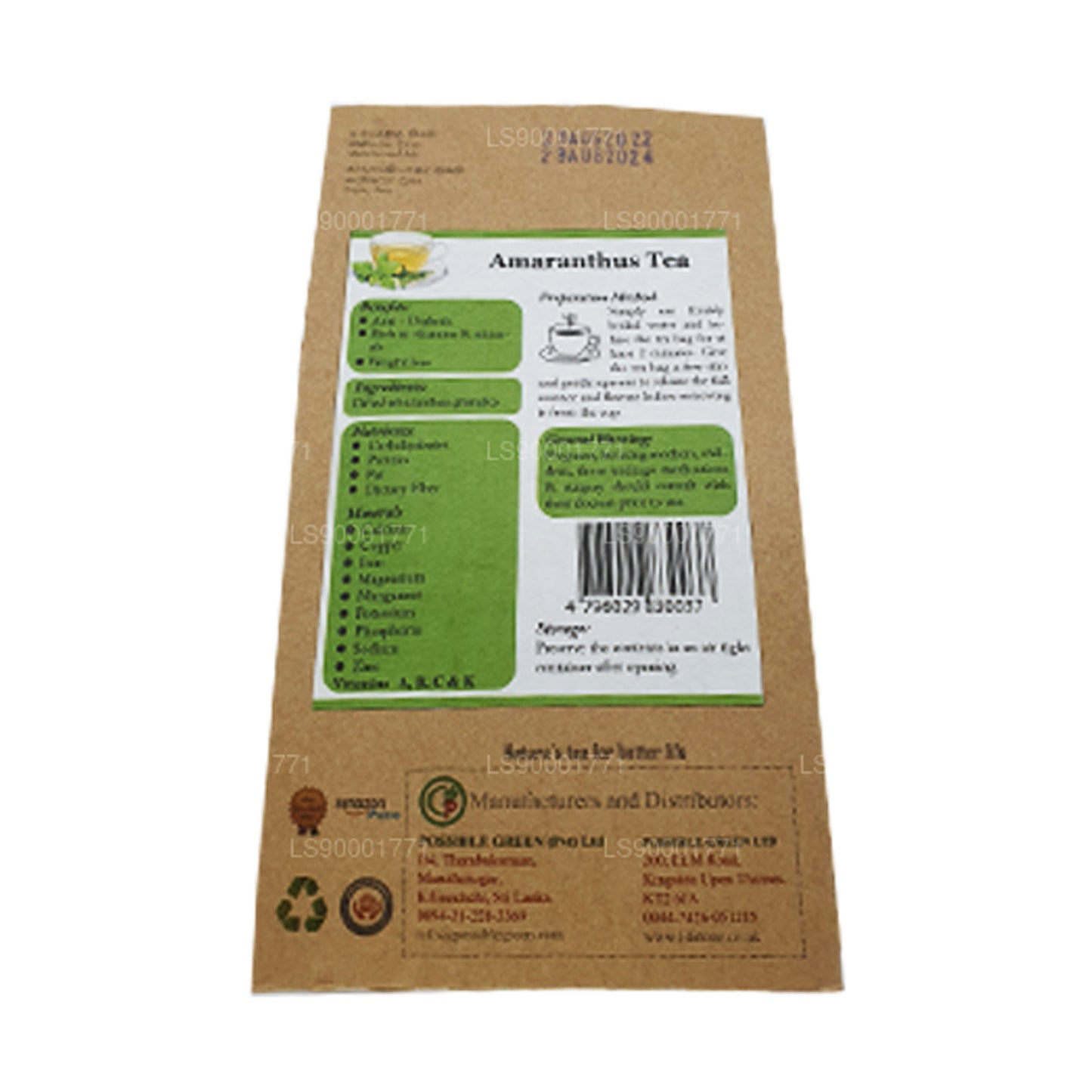 Té Lifetone Amranthus (30 g)