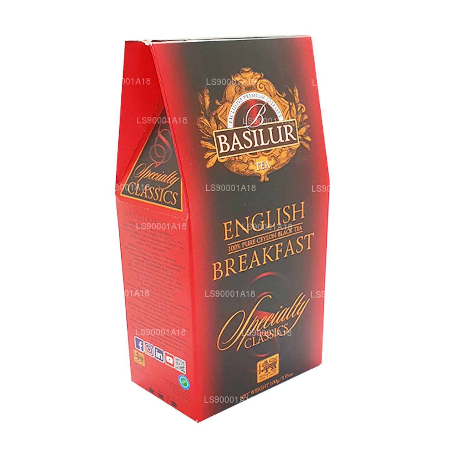 Desayuno inglés Basilur Specialty Classics (100 g)