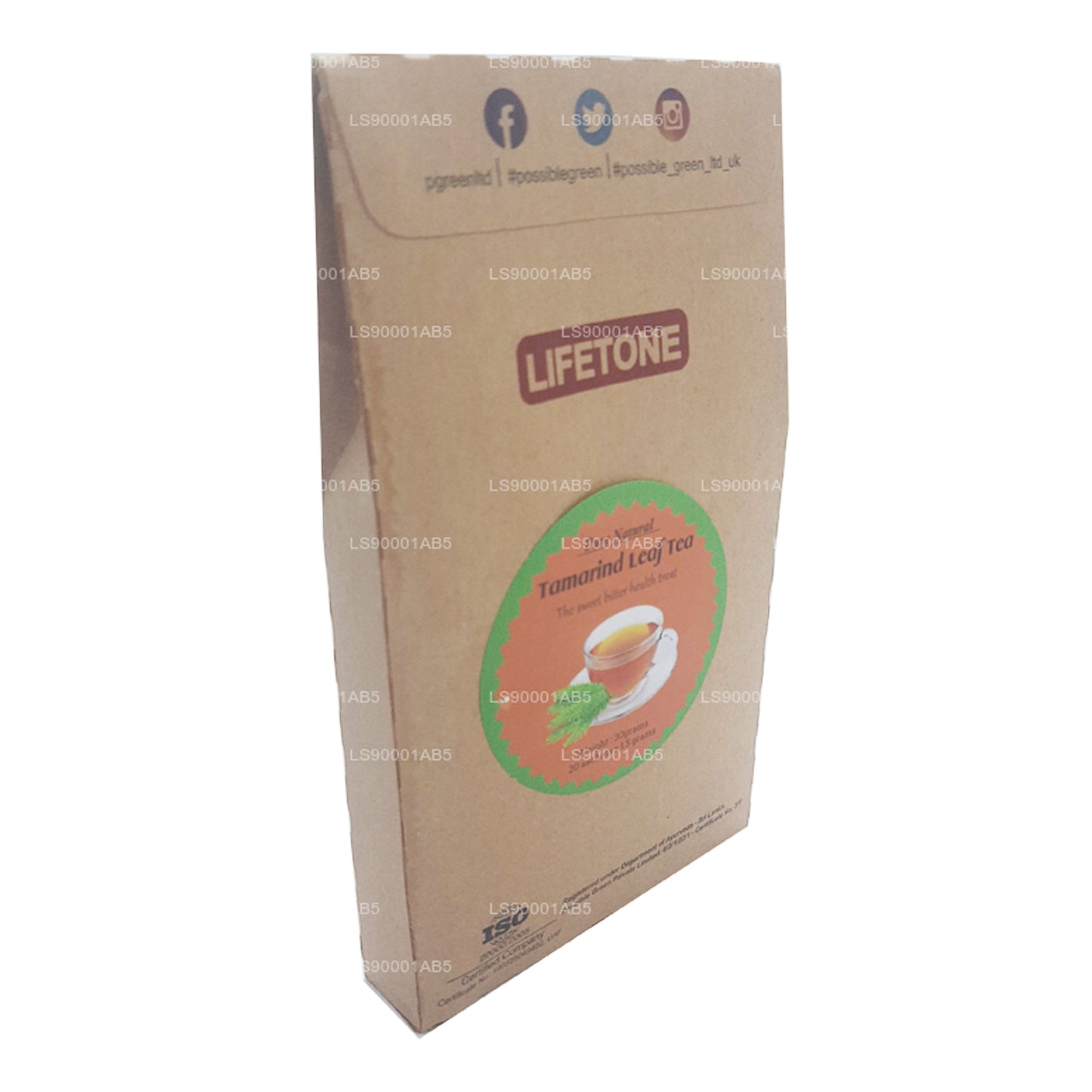 Té de hojas de tamarindo Lifetone (40 g)