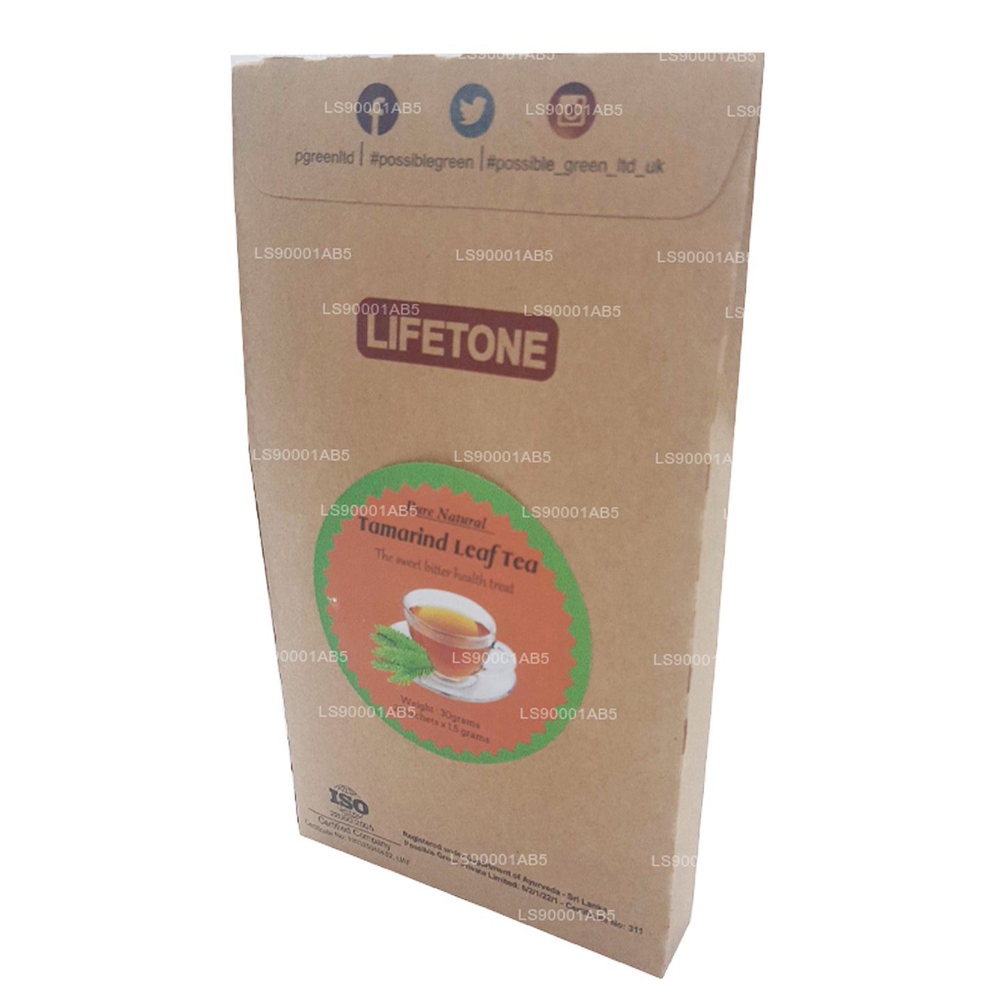 Té de hojas de tamarindo Lifetone (40 g)