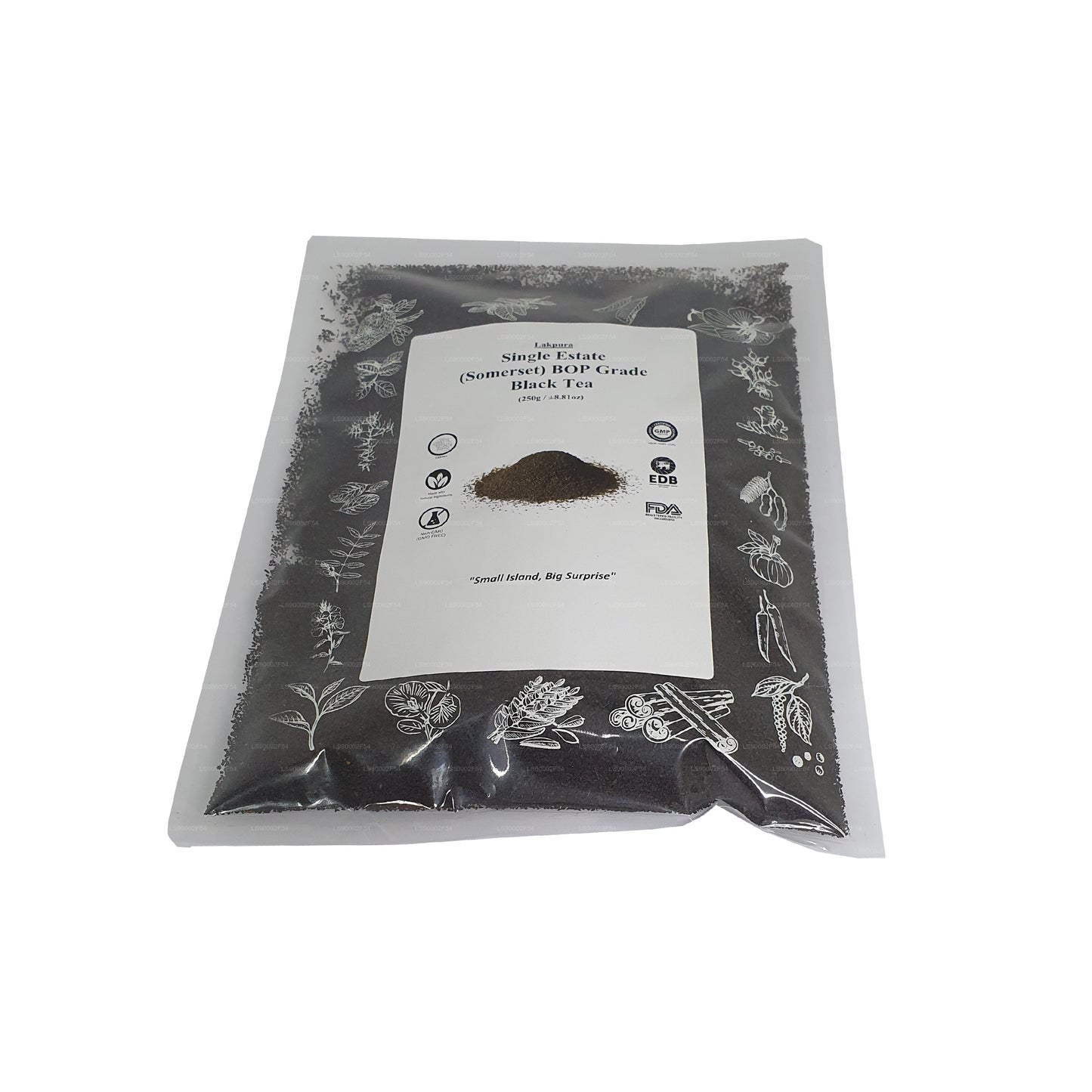 Té negro de Ceilán Lakpura Single Estate (Somerset) de grado BOP (100 g)