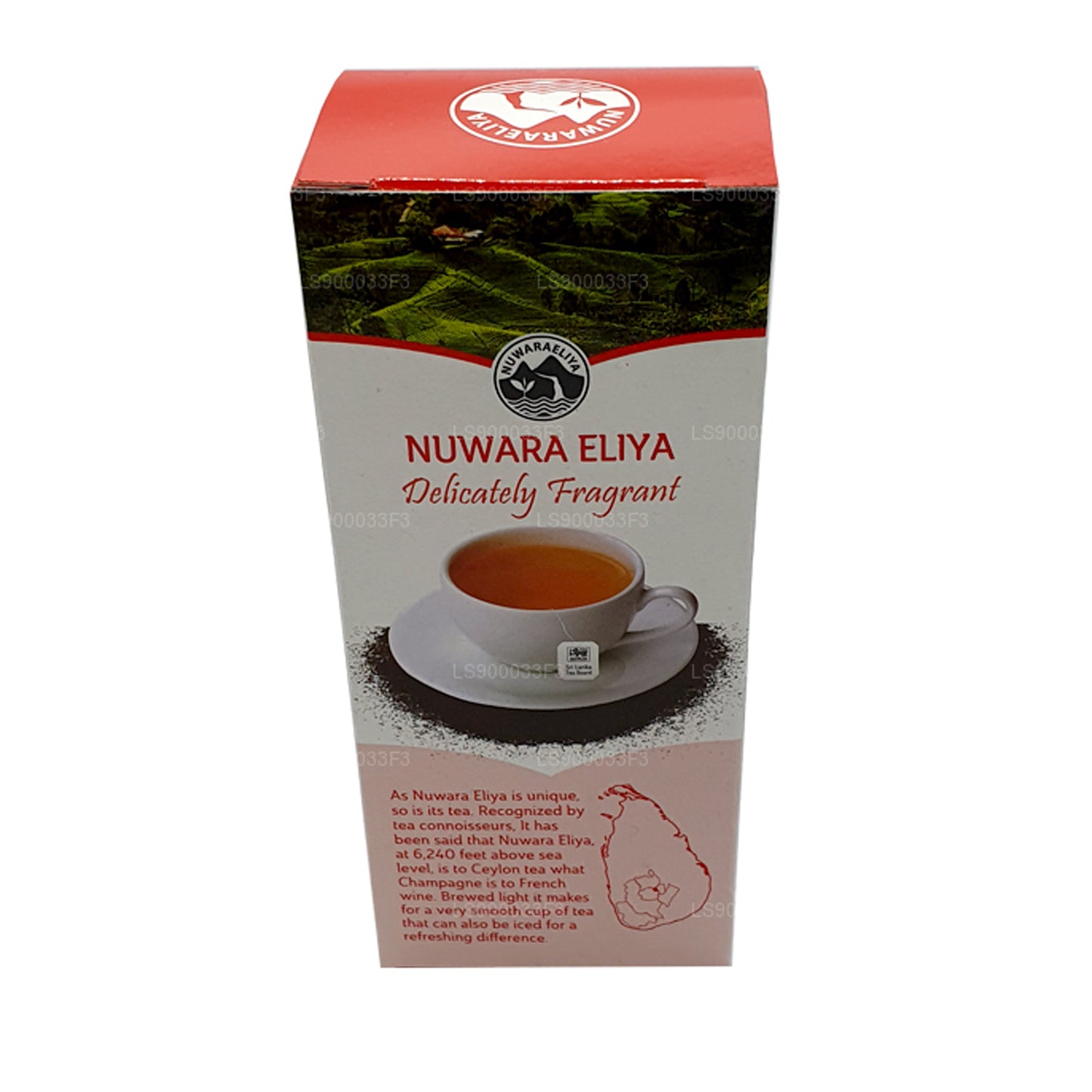 Té negro Nuwara Eliya de una sola región de Lakpura