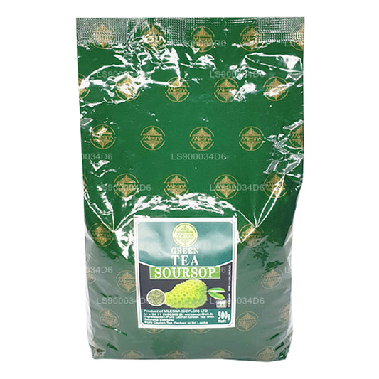 Té verde de Ceilán con sabor natural de guanábana Mlesna (500 g)