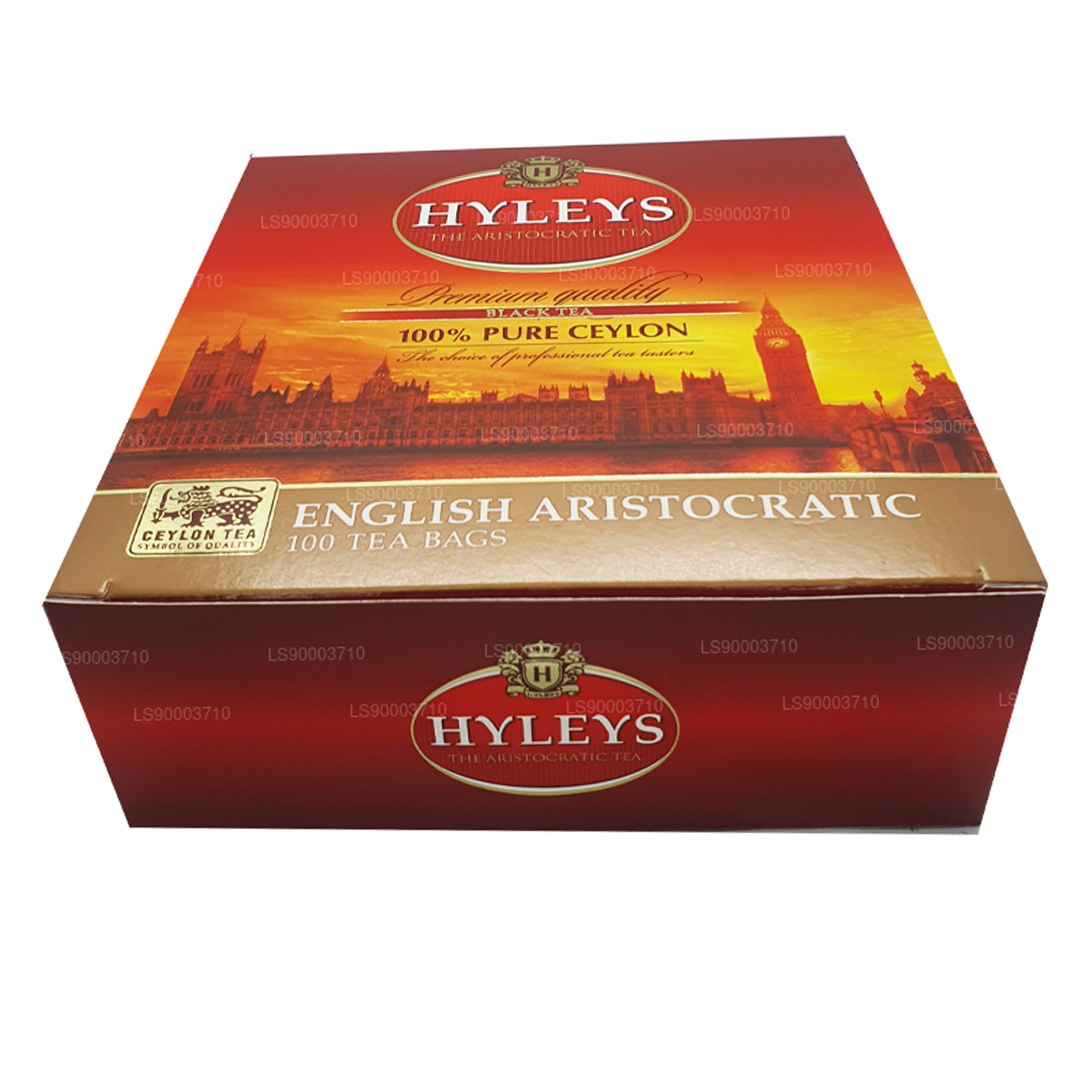 Té negro de alta calidad HYLEYS, 100 bolsitas de té (200 g)