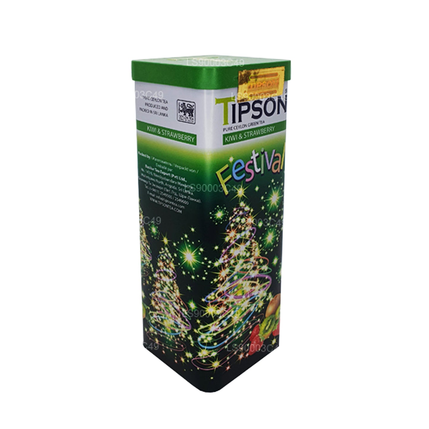 Té verde de kiwi y fresa Tipson Festival (75 g)