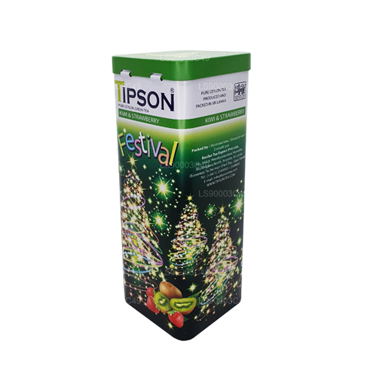 Té verde de kiwi y fresa Tipson Festival (75 g)