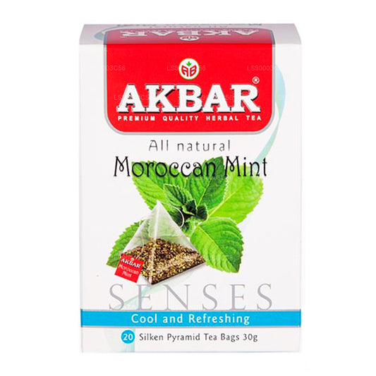 Akbar Morroccan Mint (30 g), 20 bolsitas de té